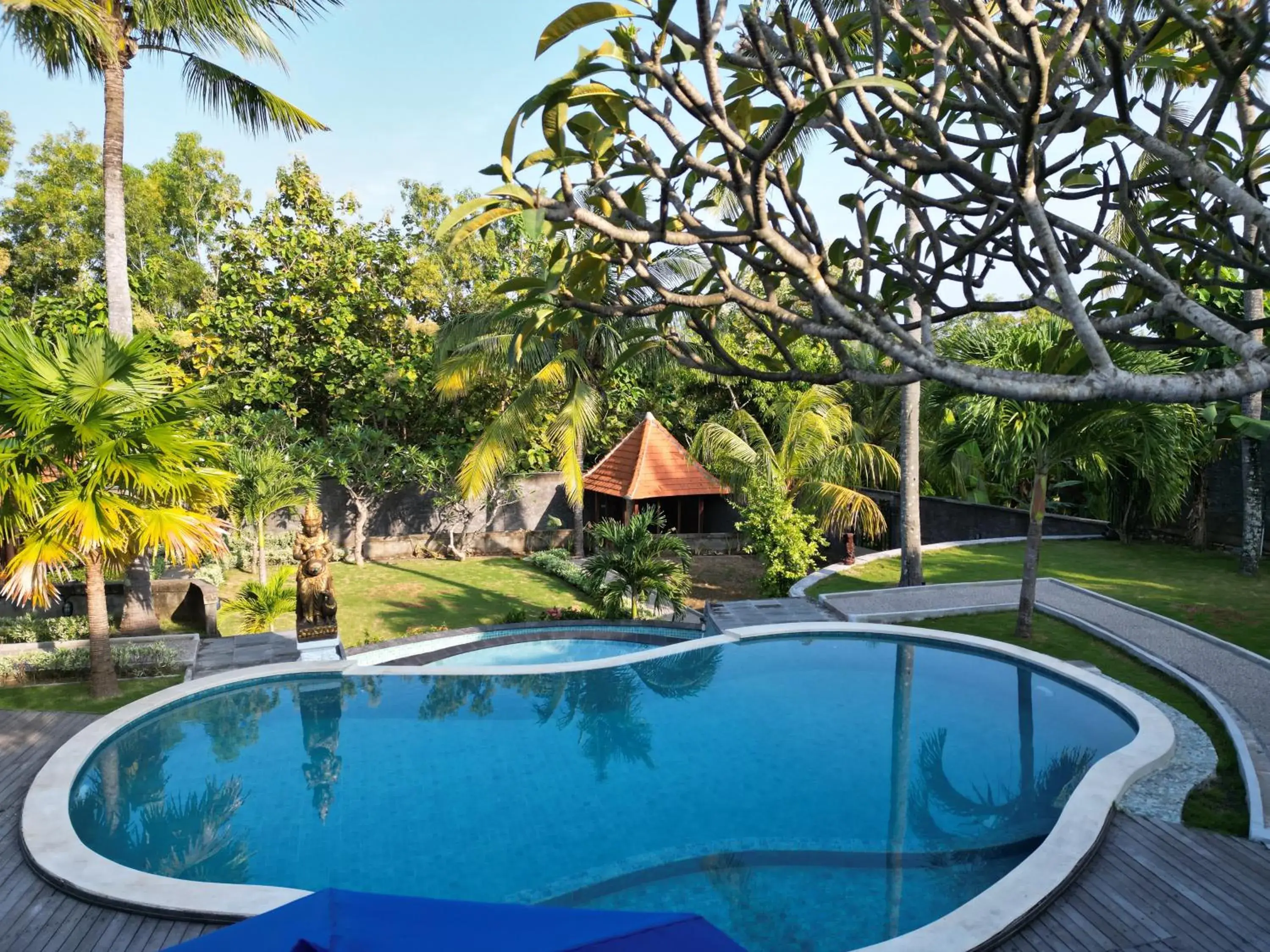 Pool view in Villa Vilah Pool view in Villa Vilah