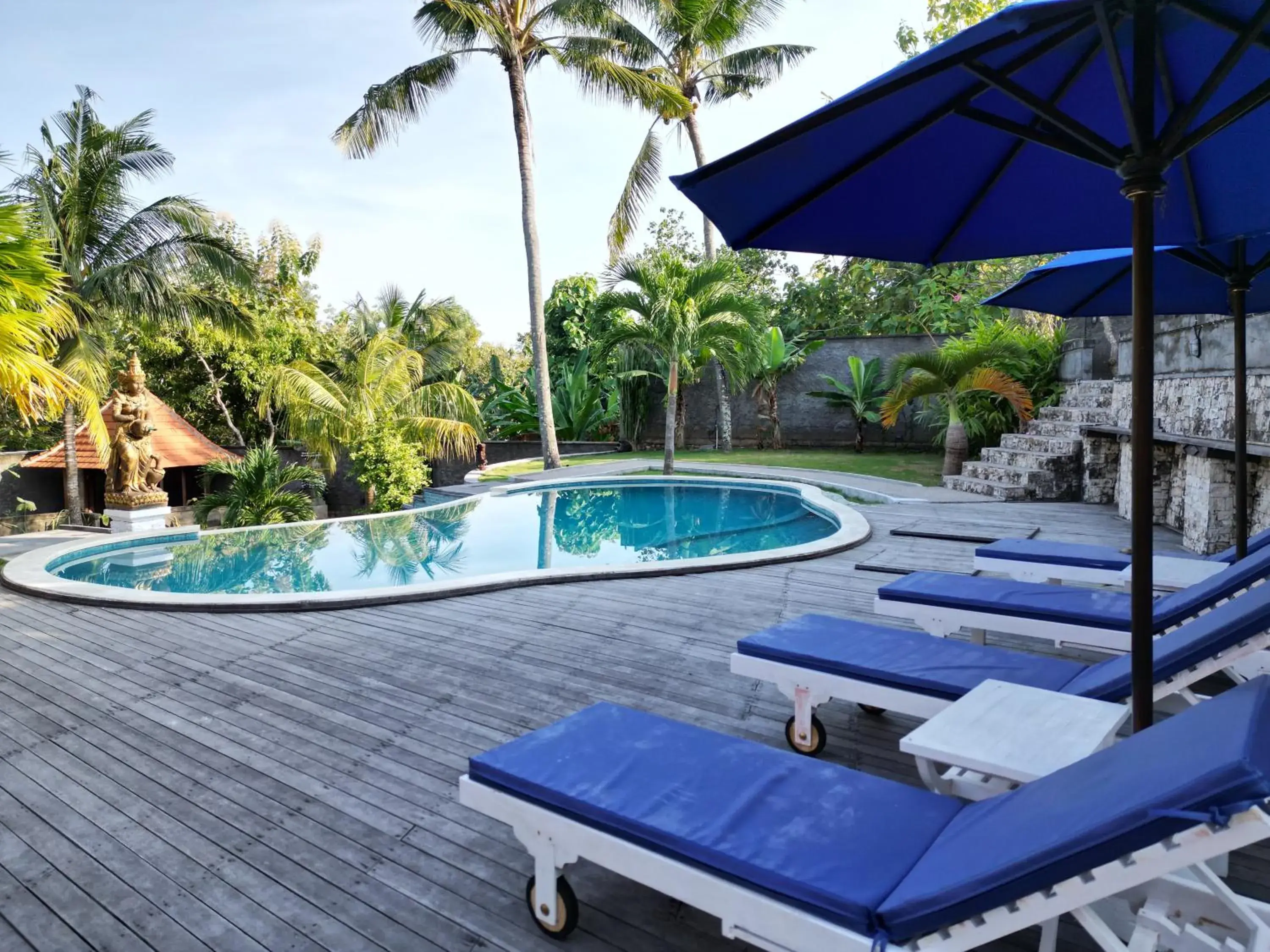 Pool view in Villa Vilah Pool view in Villa Vilah