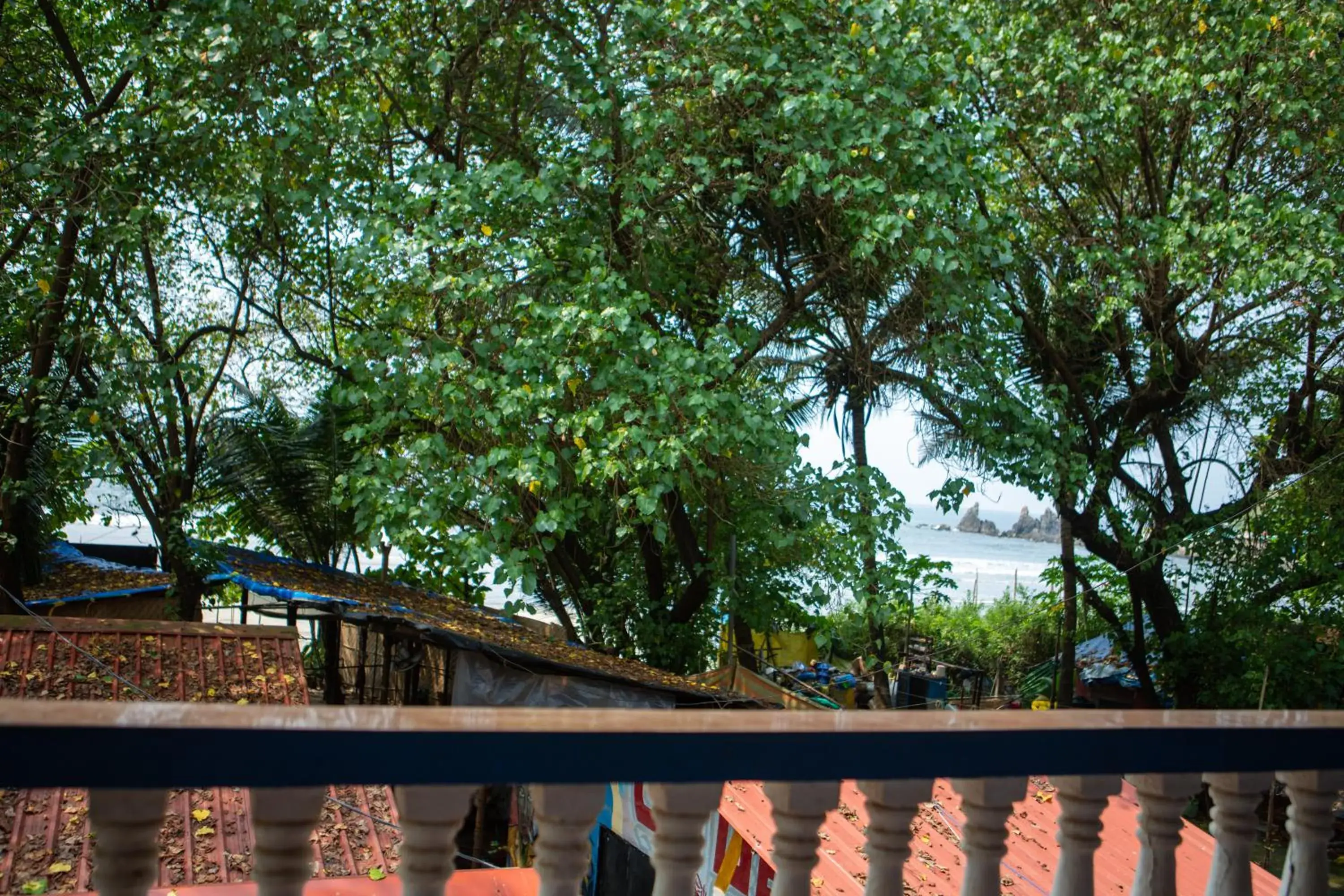 Deluxe Double Room with Sea View in 12 Monks - Beachfront Hostel Deluxe Double Room with Sea View in 12 Monks - Beachfront Hostel