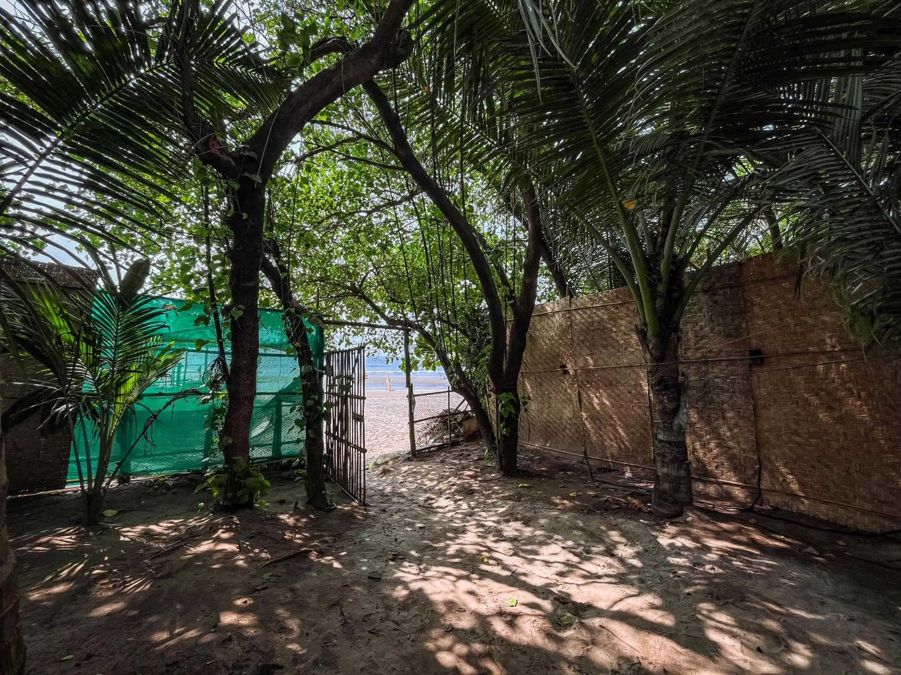 Facade/entrance in 12 Monks - Beachfront Hostel Facade/entrance in 12 Monks - Beachfront Hostel