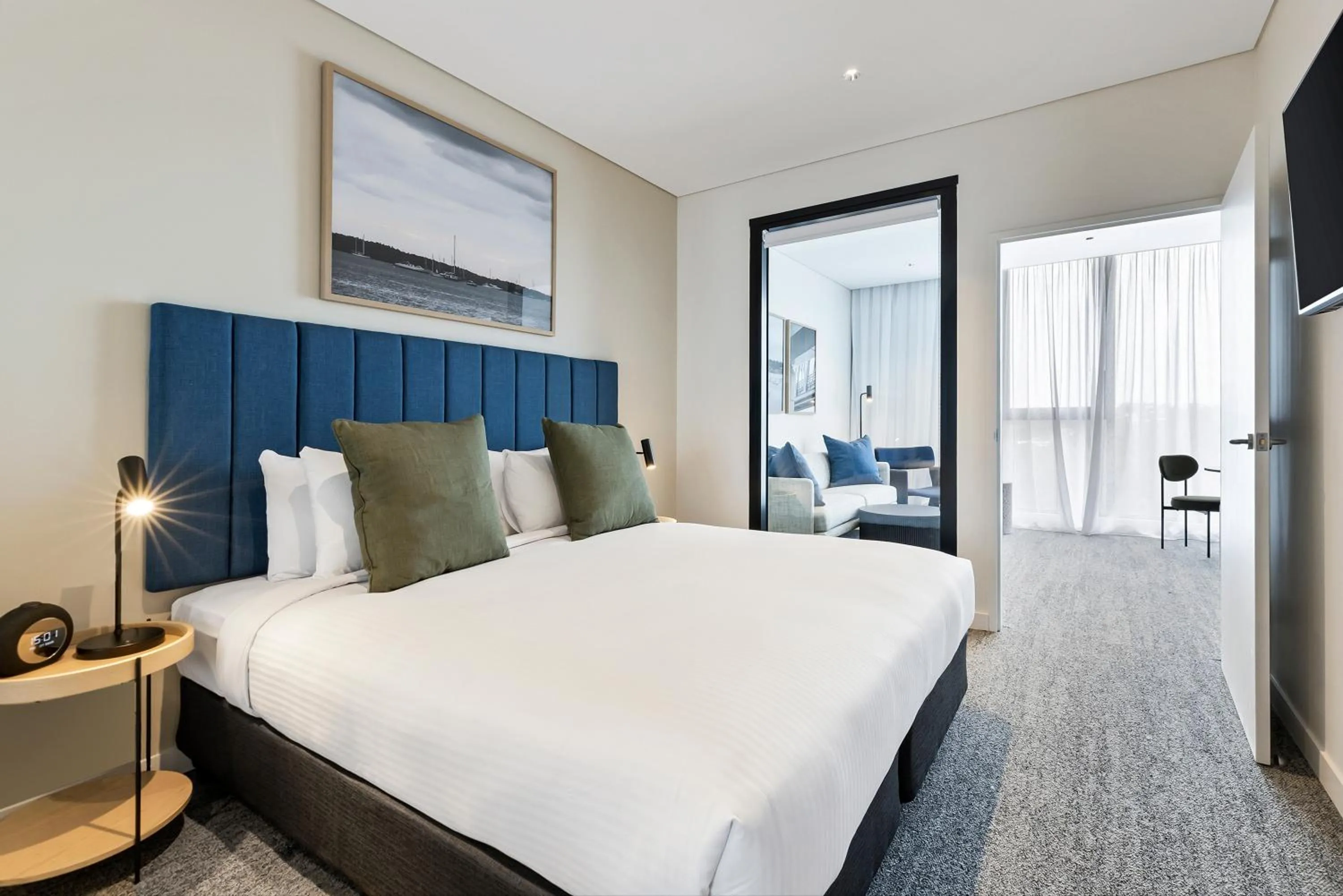 Bed in Quest Woolooware Bay