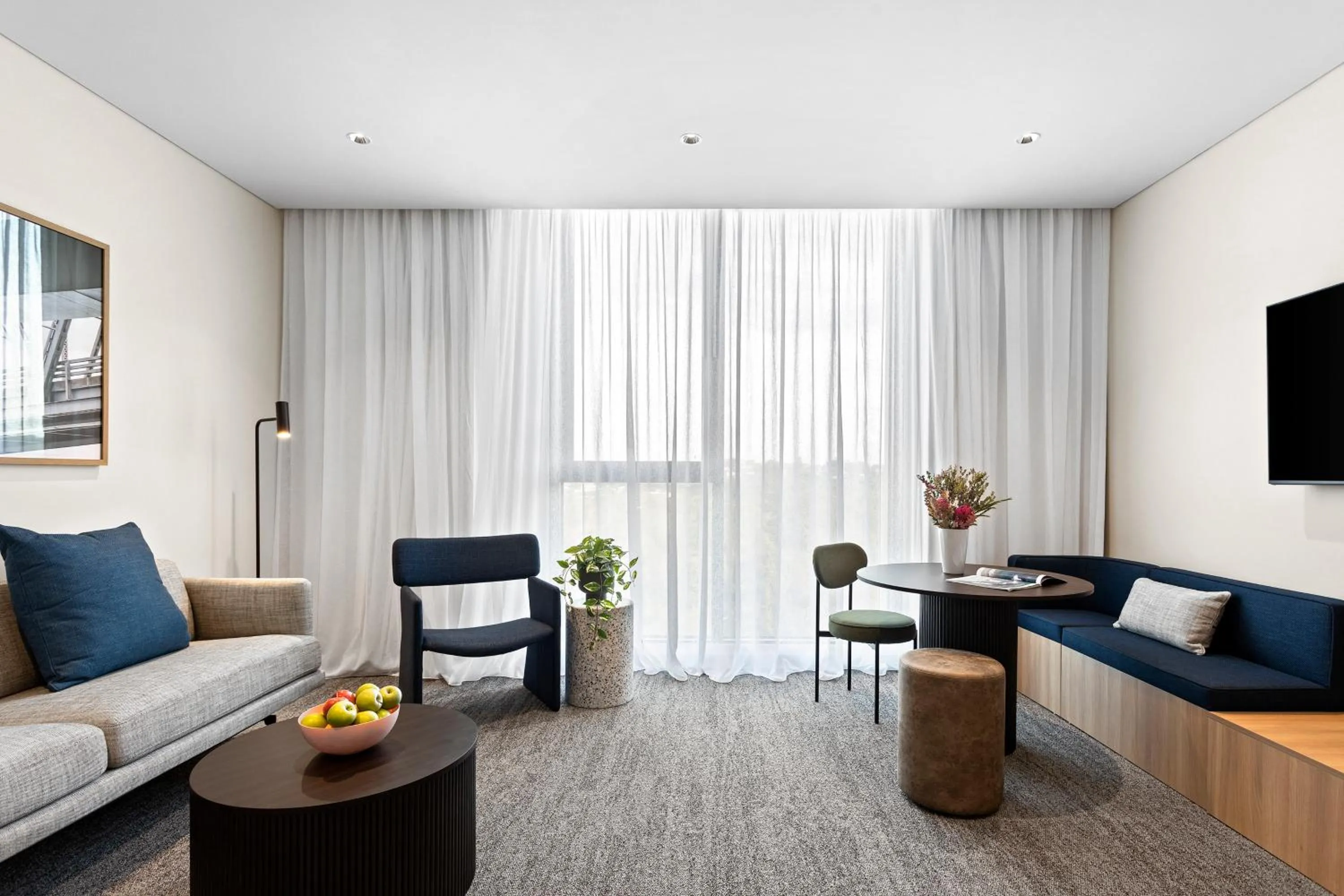 Living room in Quest Woolooware Bay