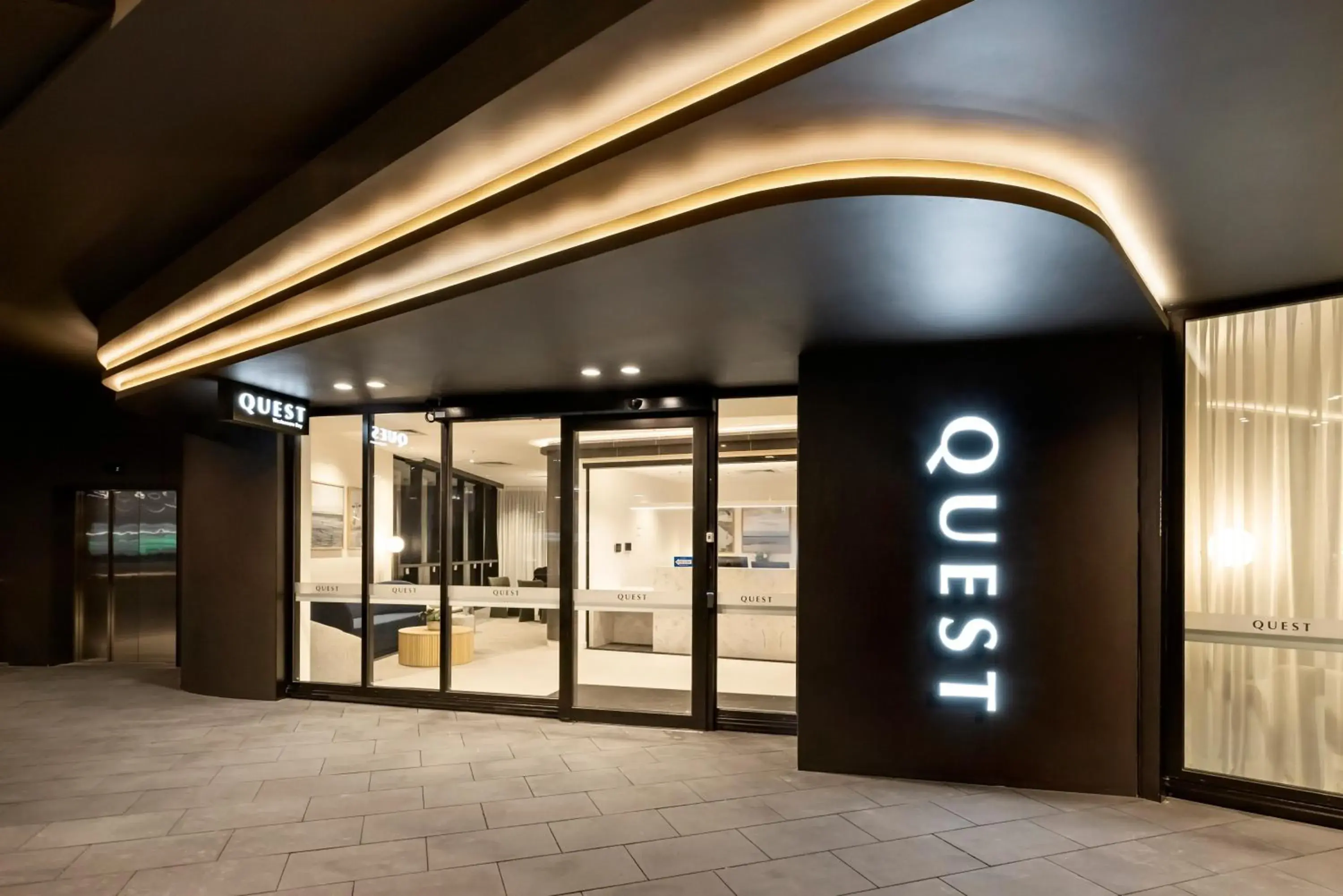 Facade/entrance in Quest Woolooware Bay Facade/entrance in Quest Woolooware Bay