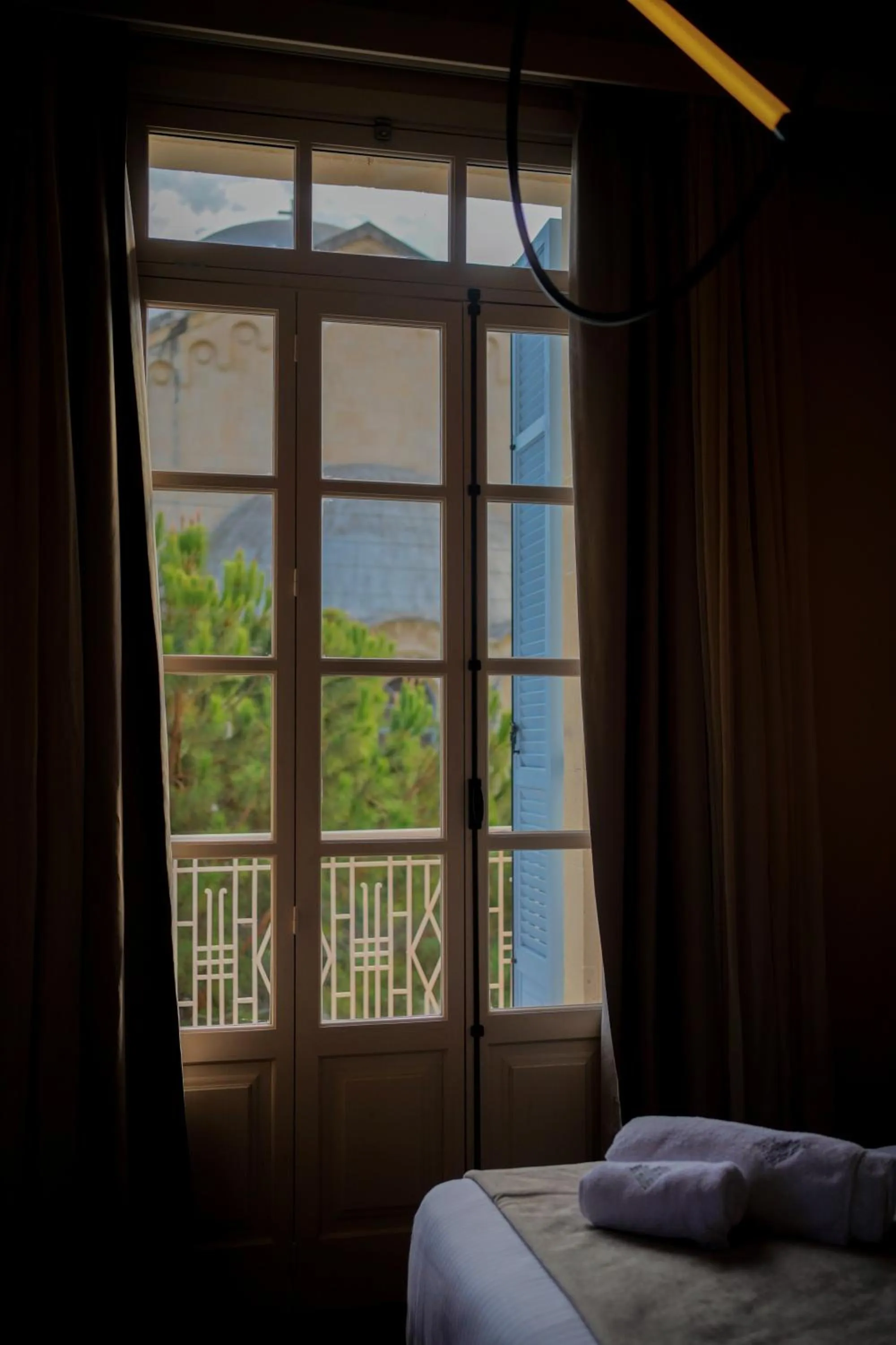 View (from property/room), Bed in Heart Hotel