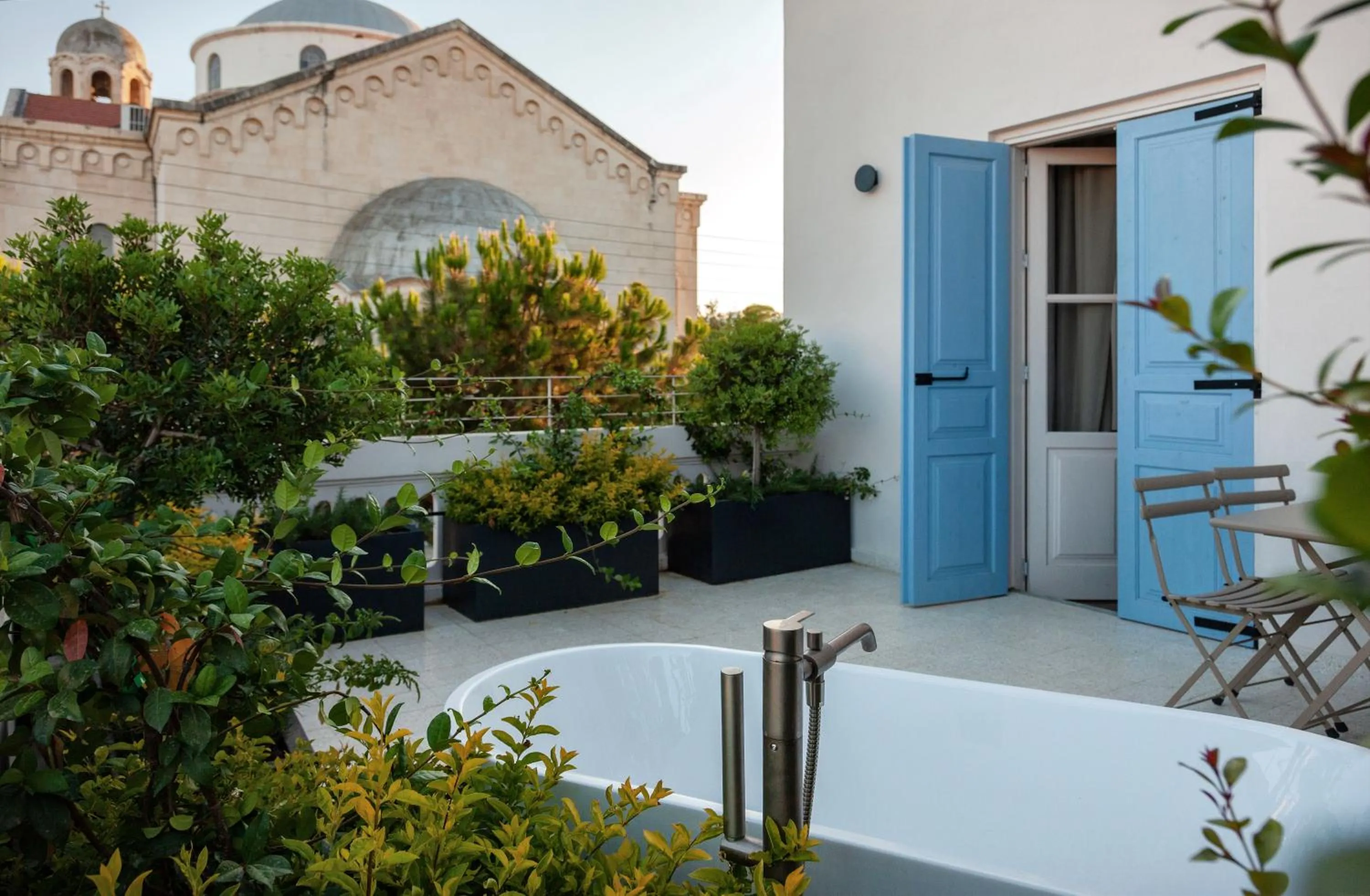 Patio in Heart Hotel