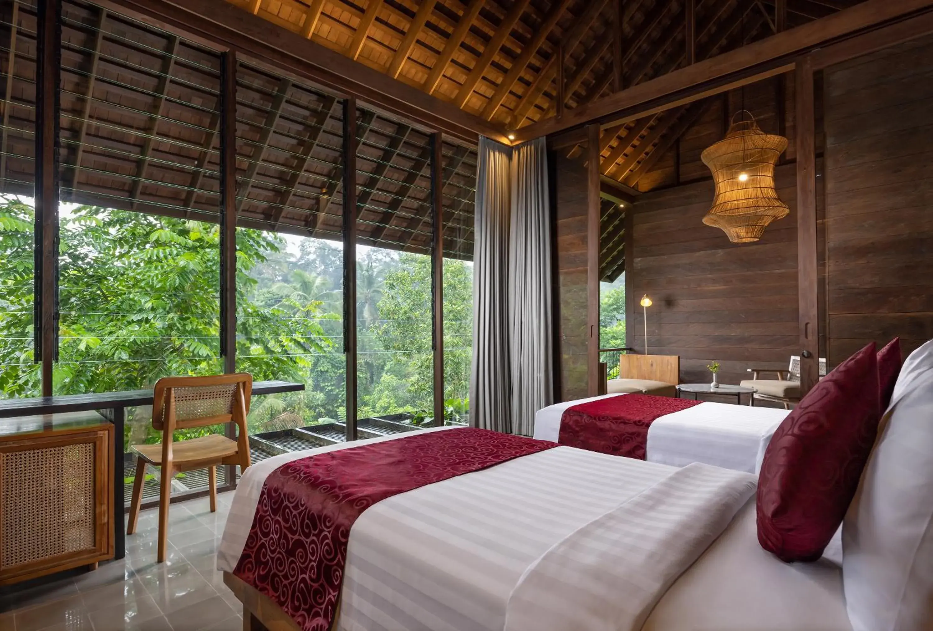 View (from property/room), Bed in Hideaway Villas Bali - Ubud by Kanaan Hospitality View (from property/room), Bed in Hideaway Villas Bali - Ubud by Kanaan Hospitality