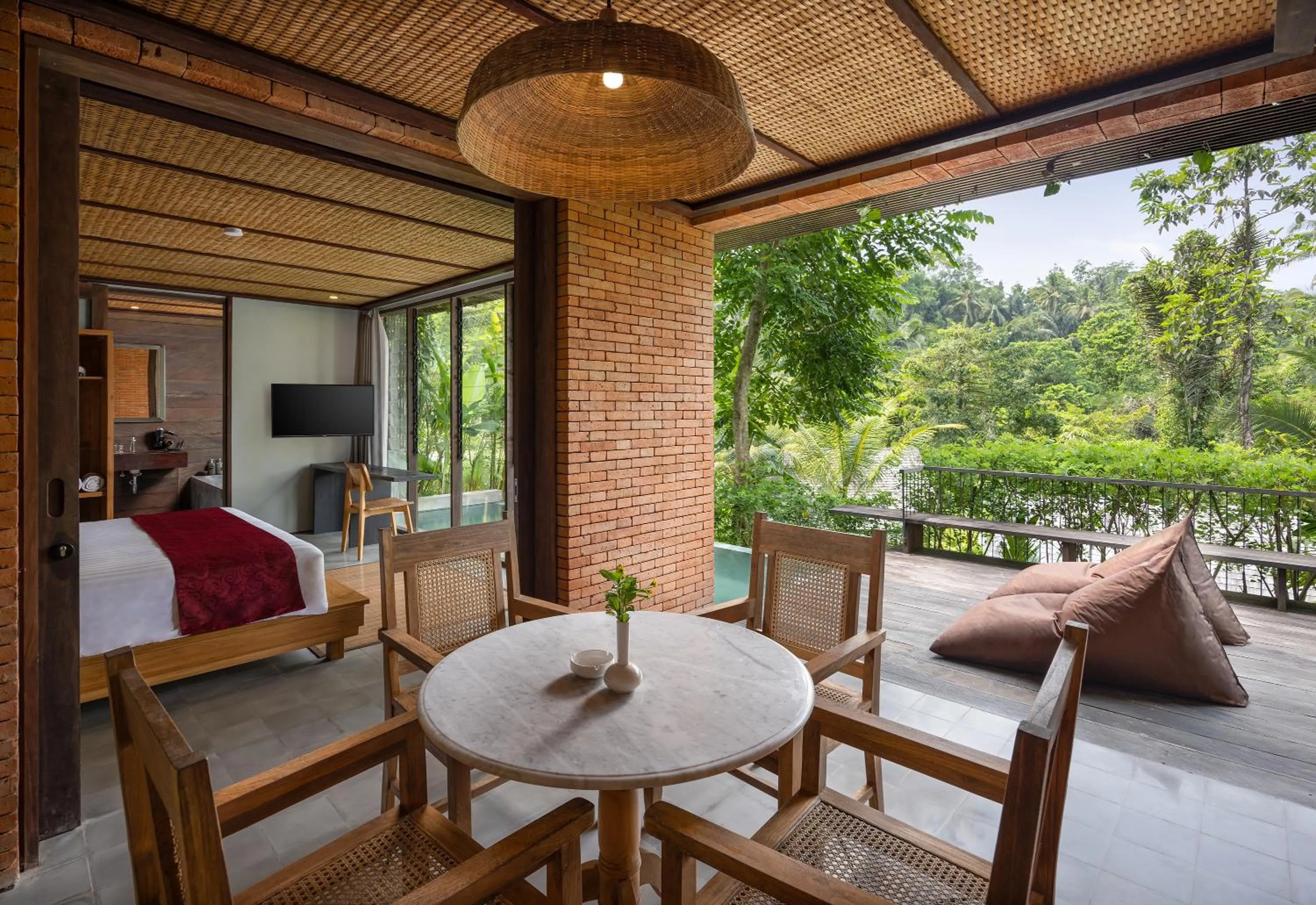 Dining area in Hideaway Villas Bali - Ubud by Kanaan Hospitality