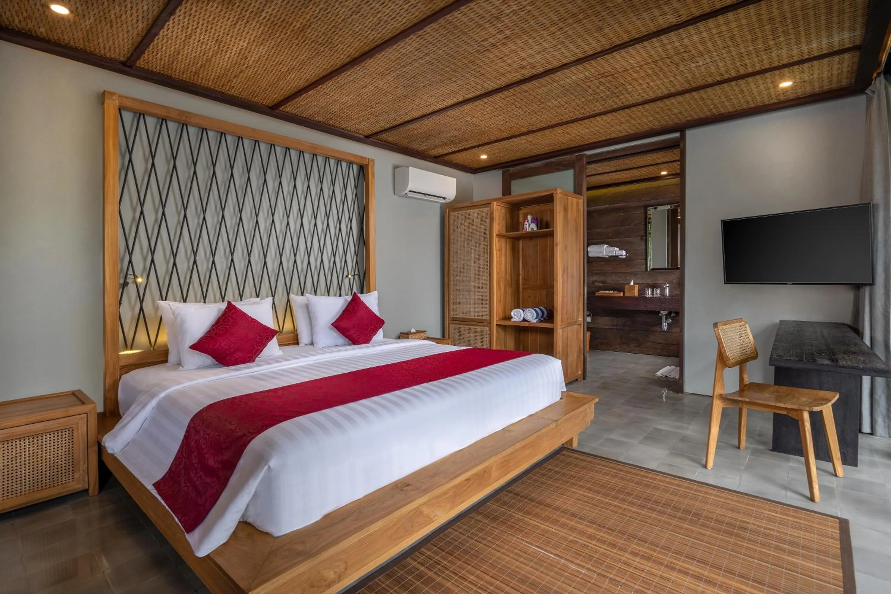 Bedroom, Bed in Hideaway Villas Bali - Ubud by Kanaan Hospitality