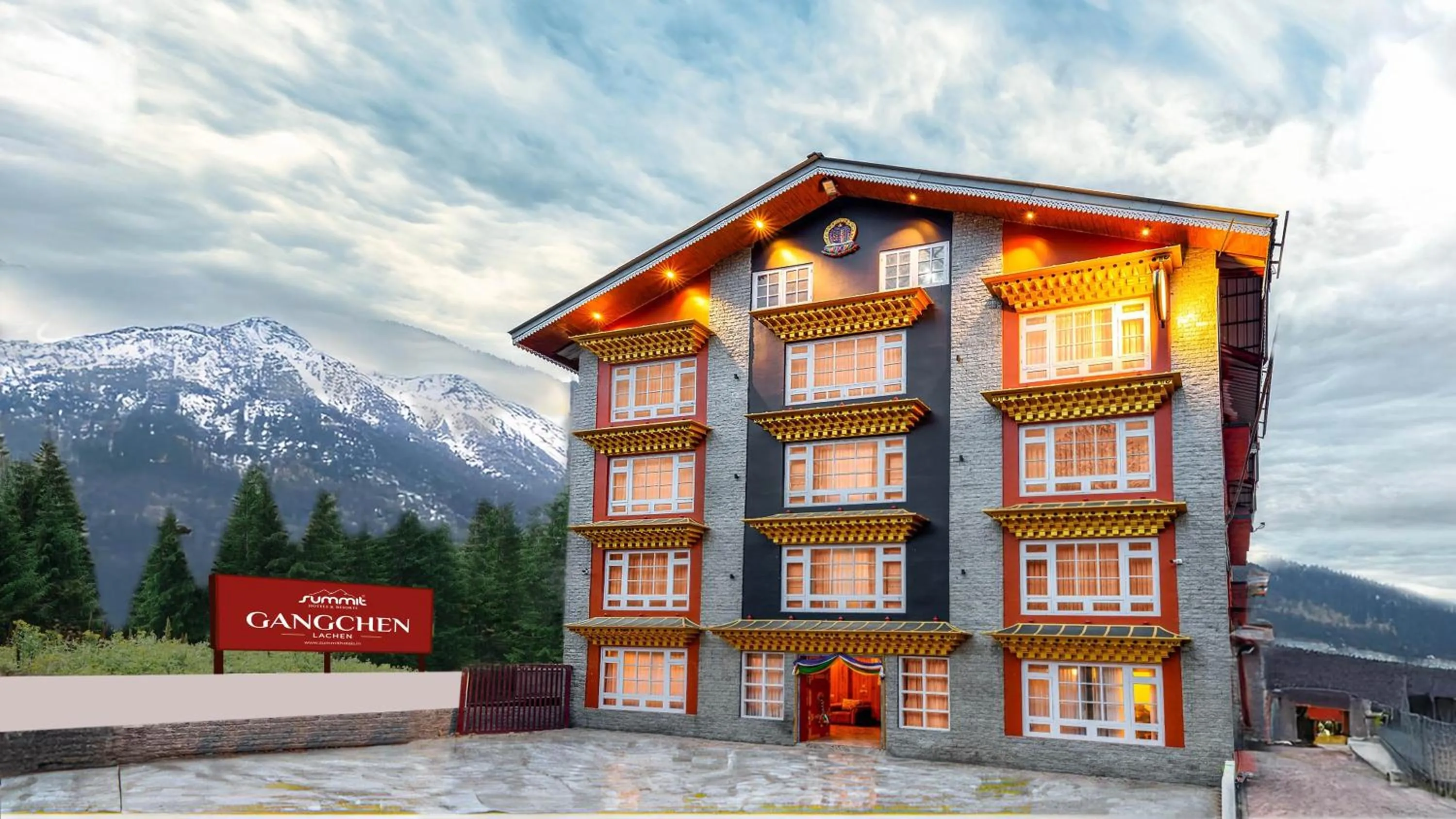 Property building in Summit Gangchen Hotel
