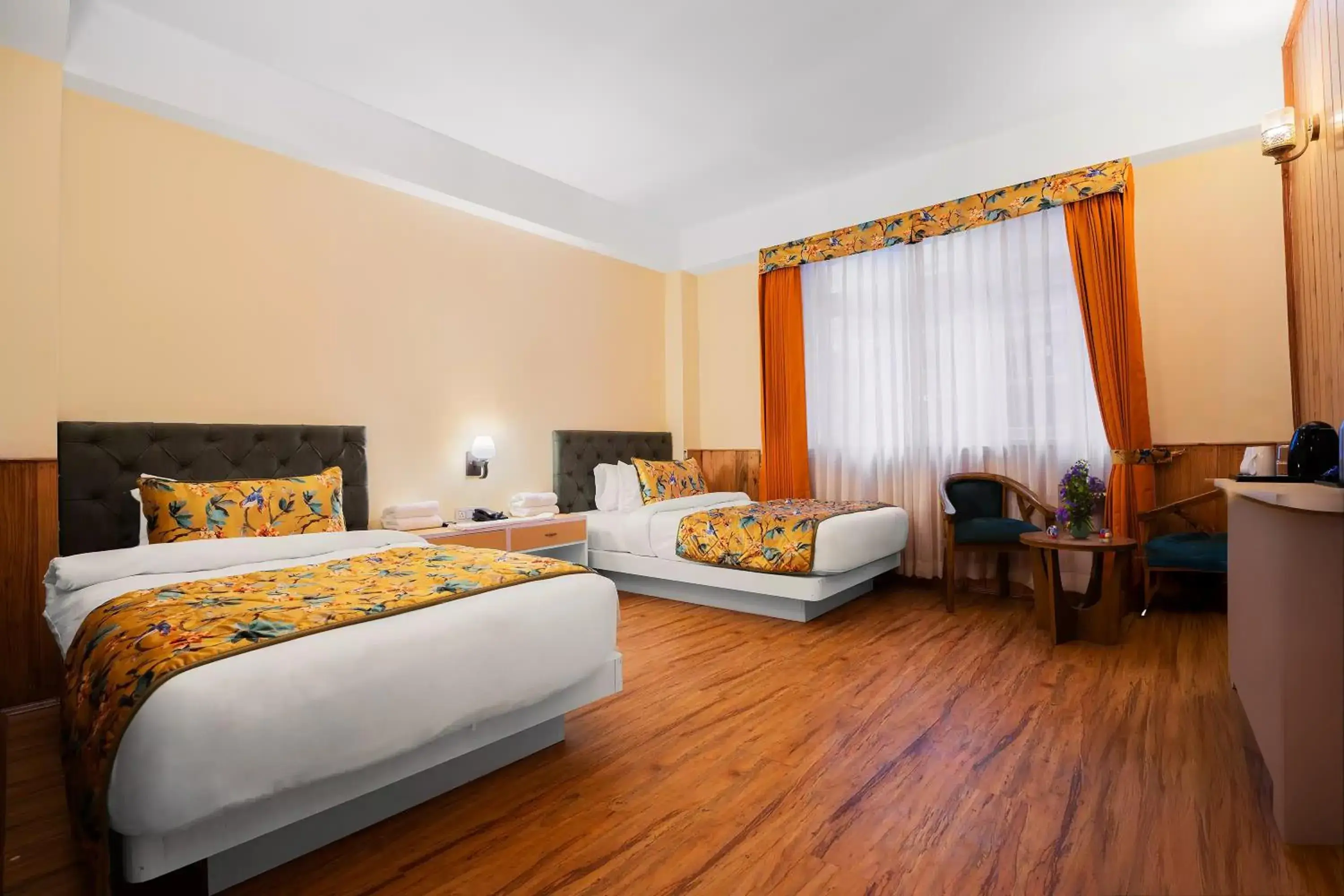 Bed in Summit Gangchen Hotel Bed in Summit Gangchen Hotel