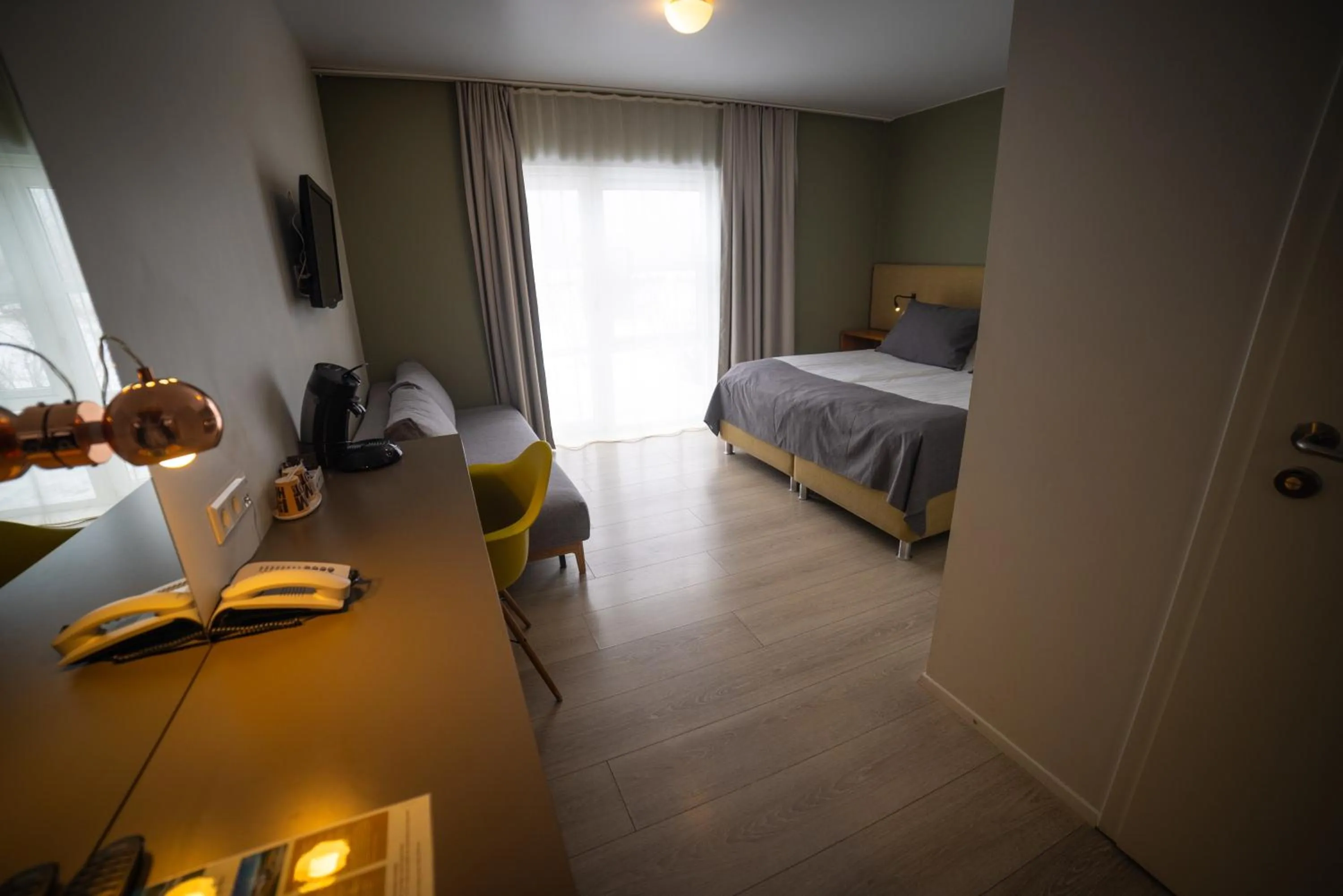 Bedroom, Bed in Hotel Hamar