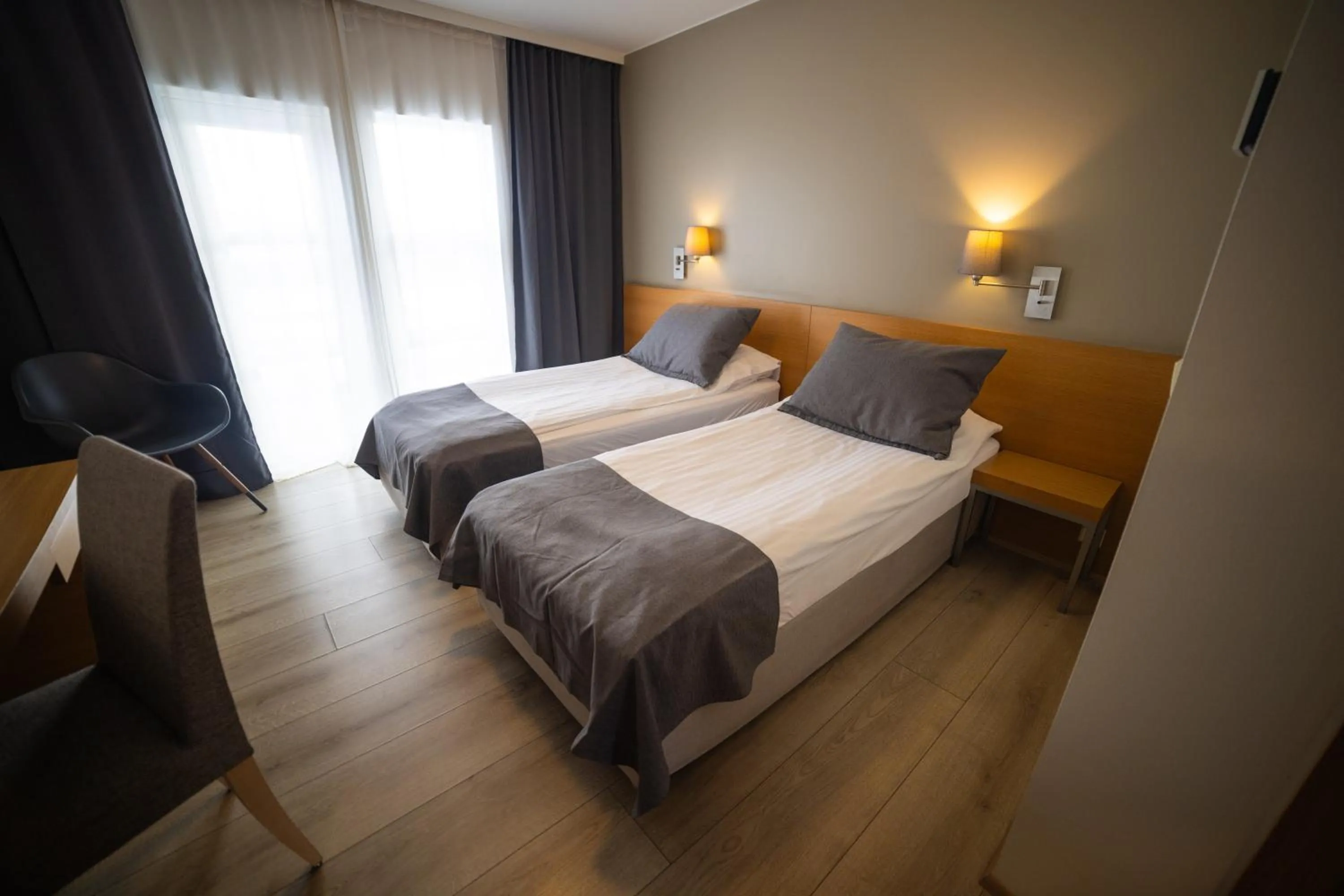 Bedroom, Bed in Hotel Hamar