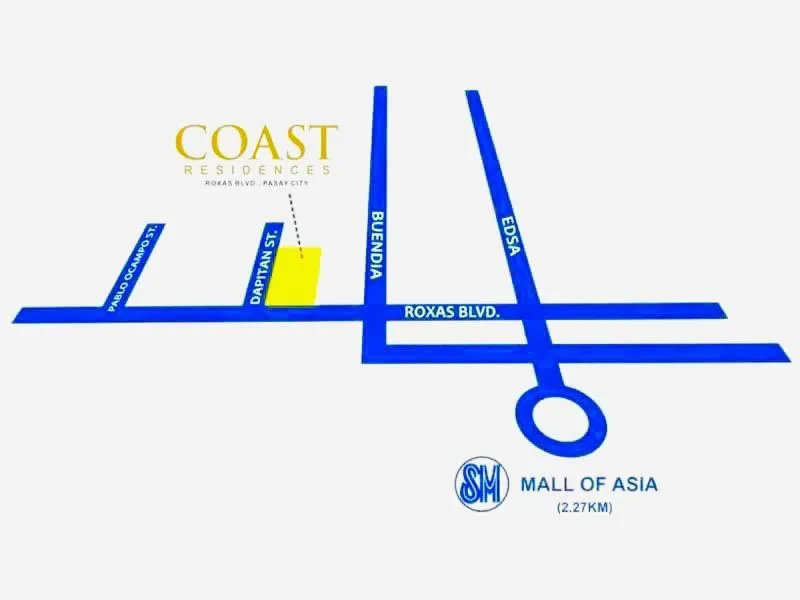 Property building in Coast Residences - 2 Bedroom with Balcony facing Mall of Asia, Manila Bay & Pool View