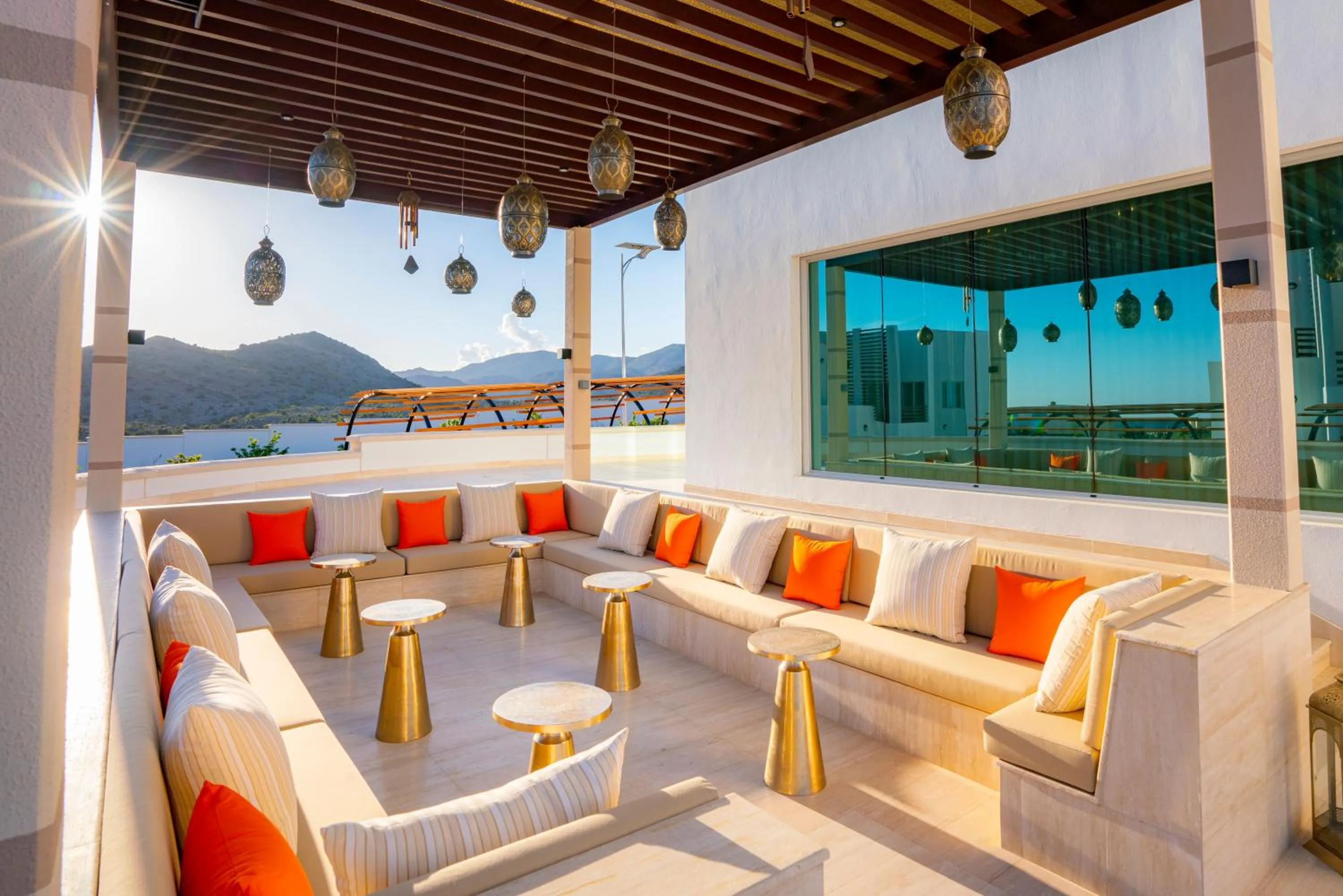 Seating area in Damask Resort