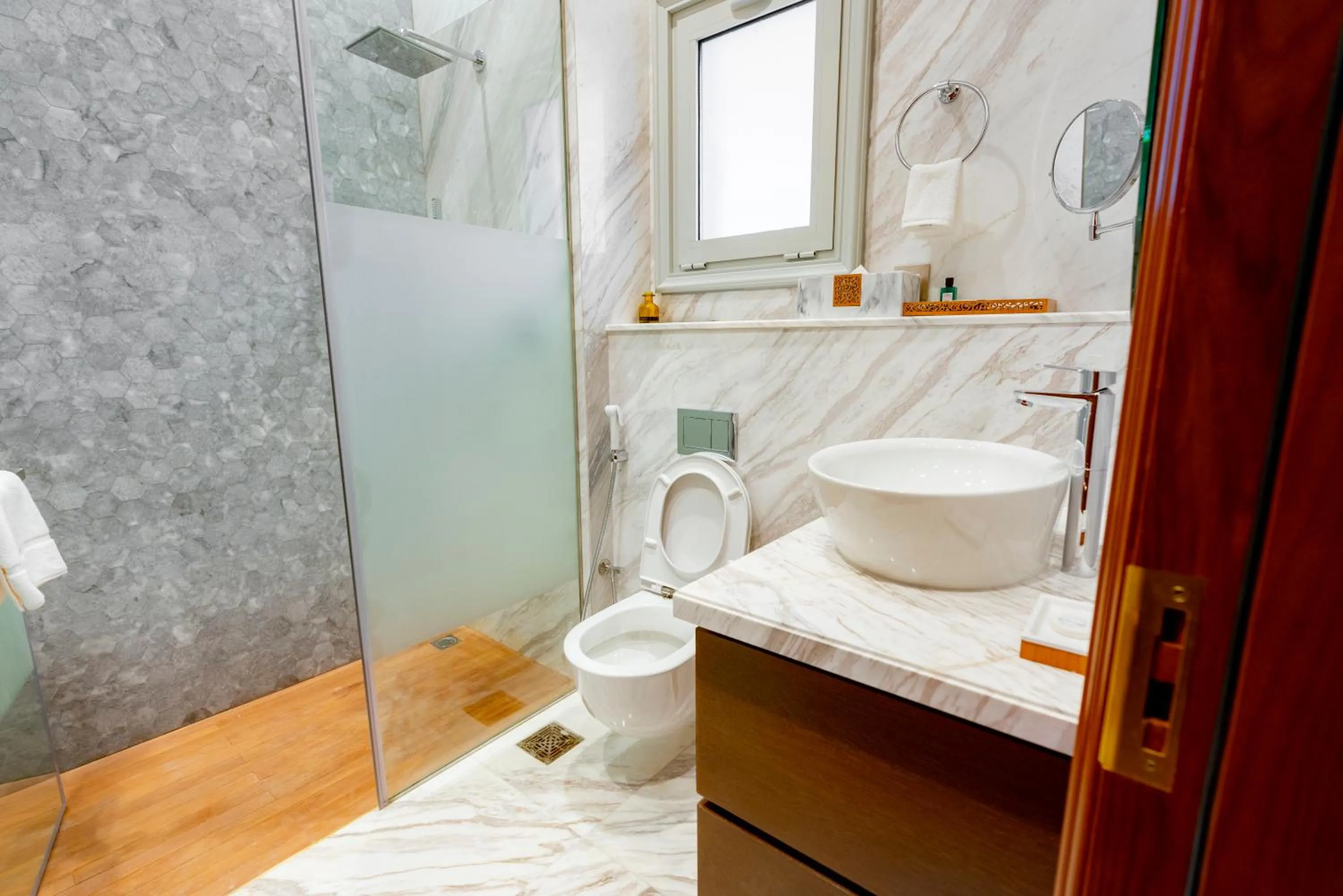 Shower in Damask Resort