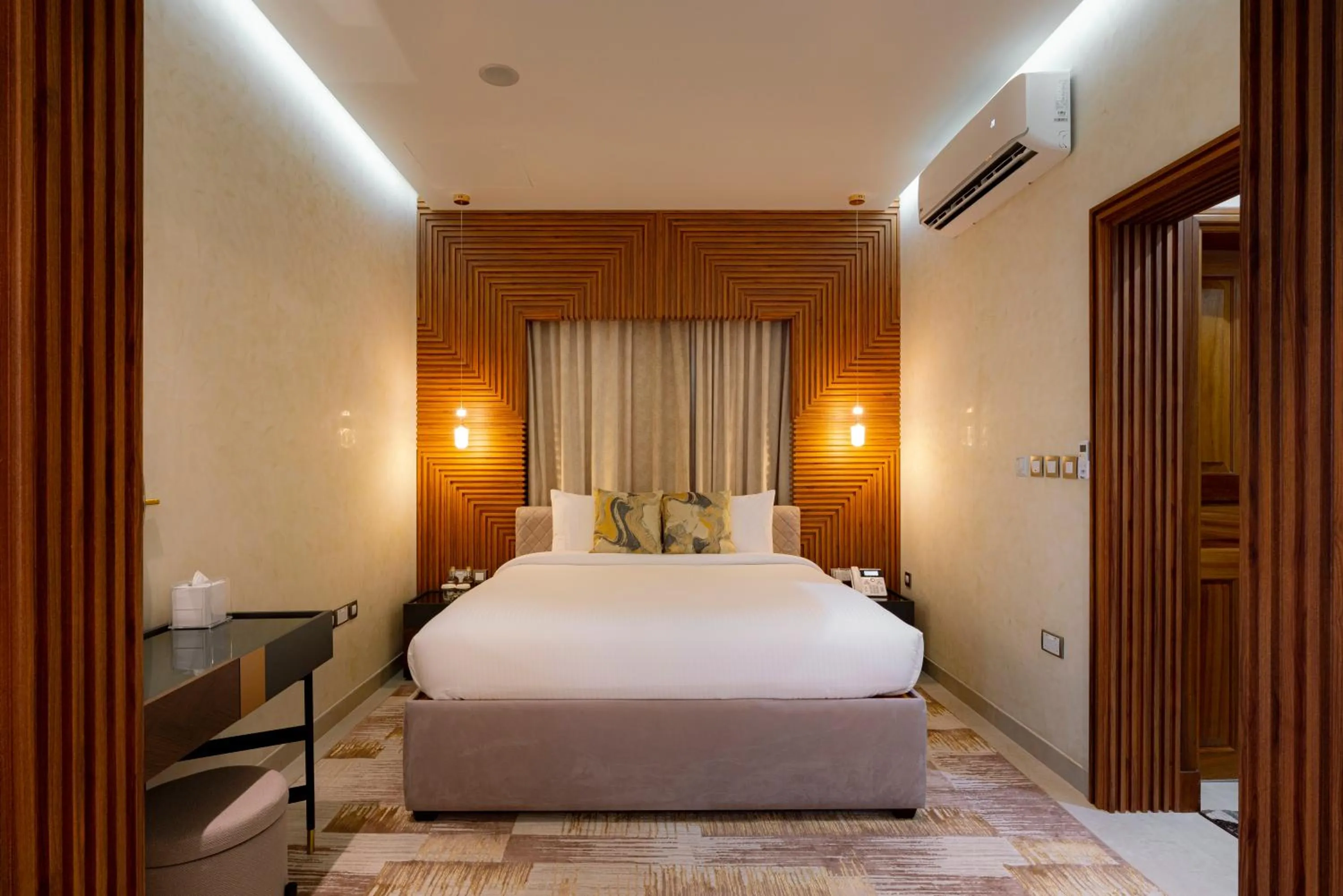 Bed in Damask Resort