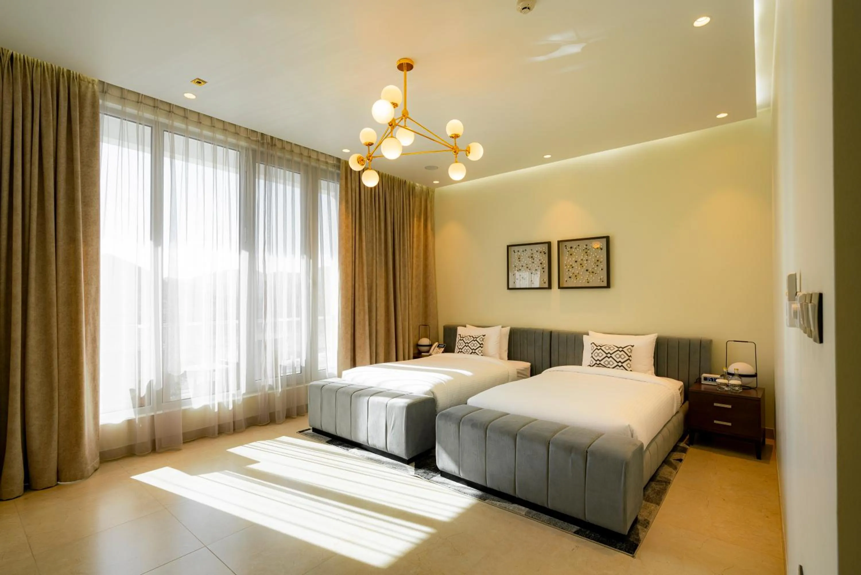 Bed in Damask Resort