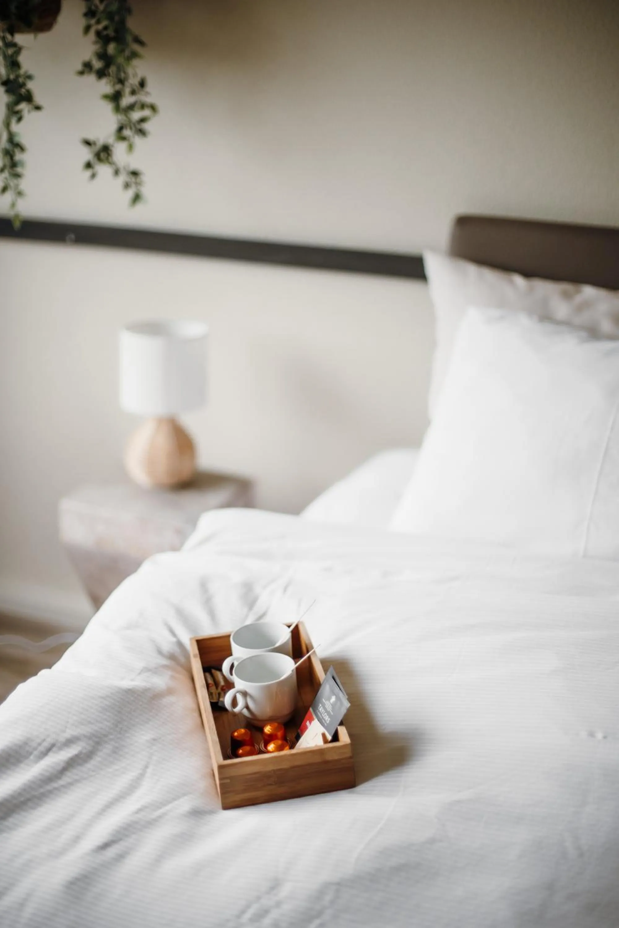 Bed in The Hill Hotel at Flúðir