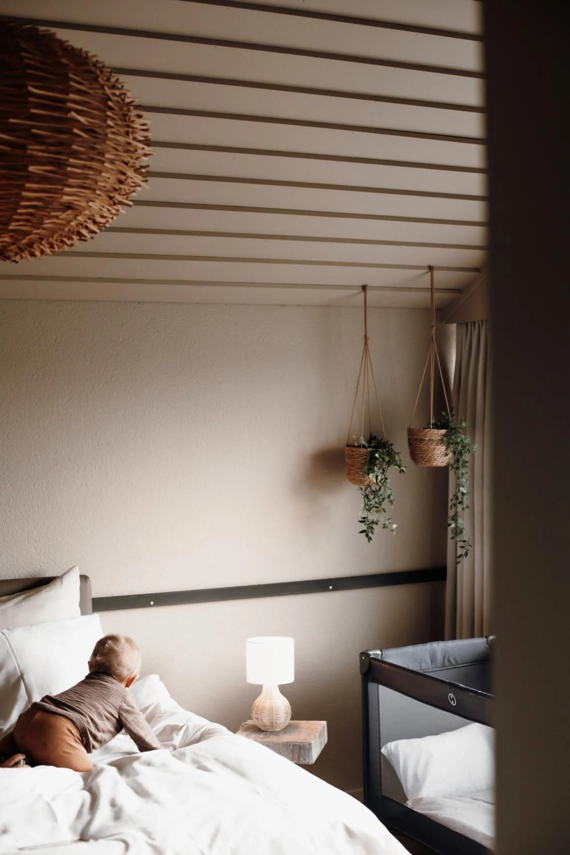 Bed in The Hill Hotel at Flúðir