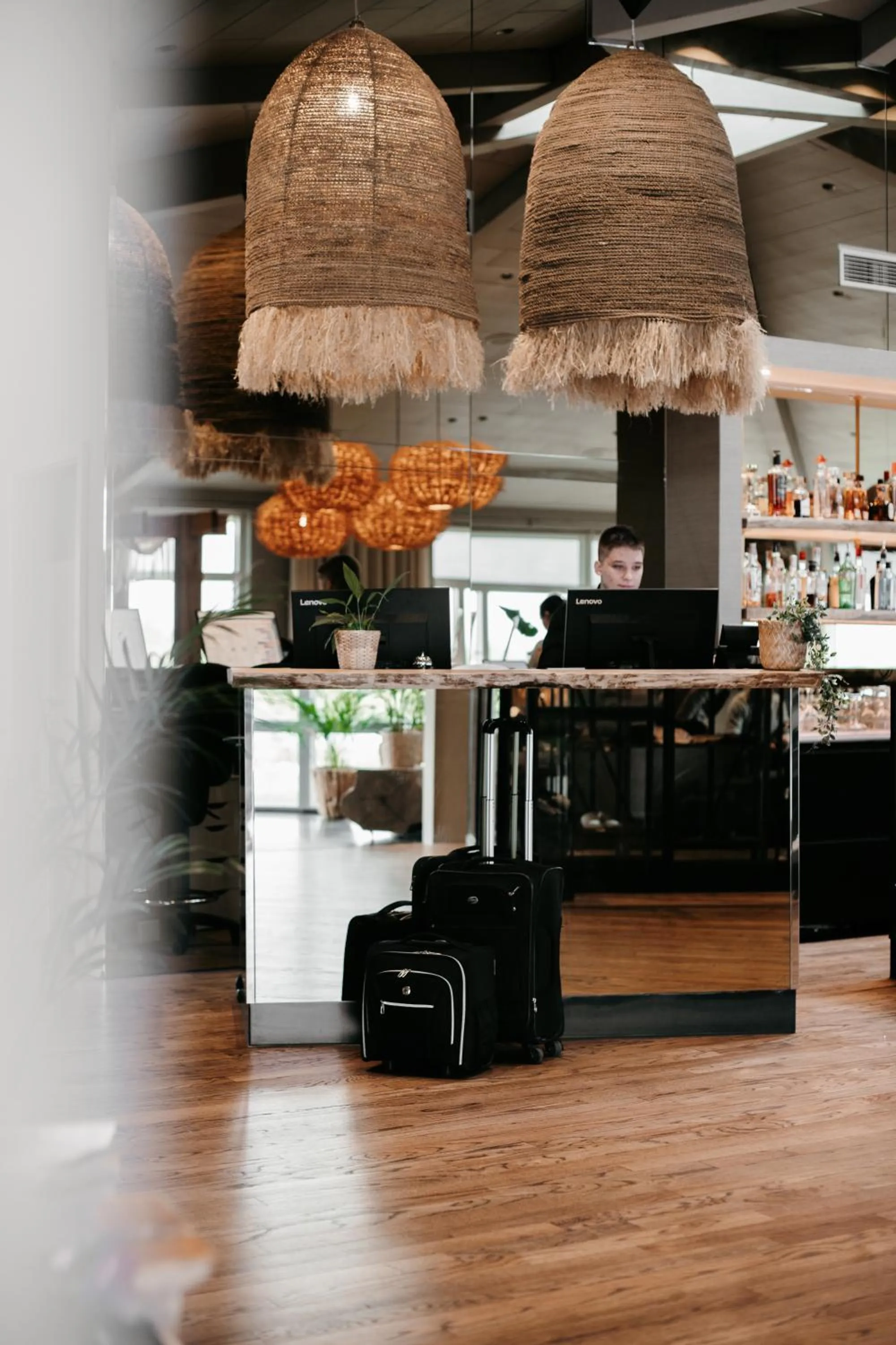 Lobby or reception in The Hill Hotel at Flúðir