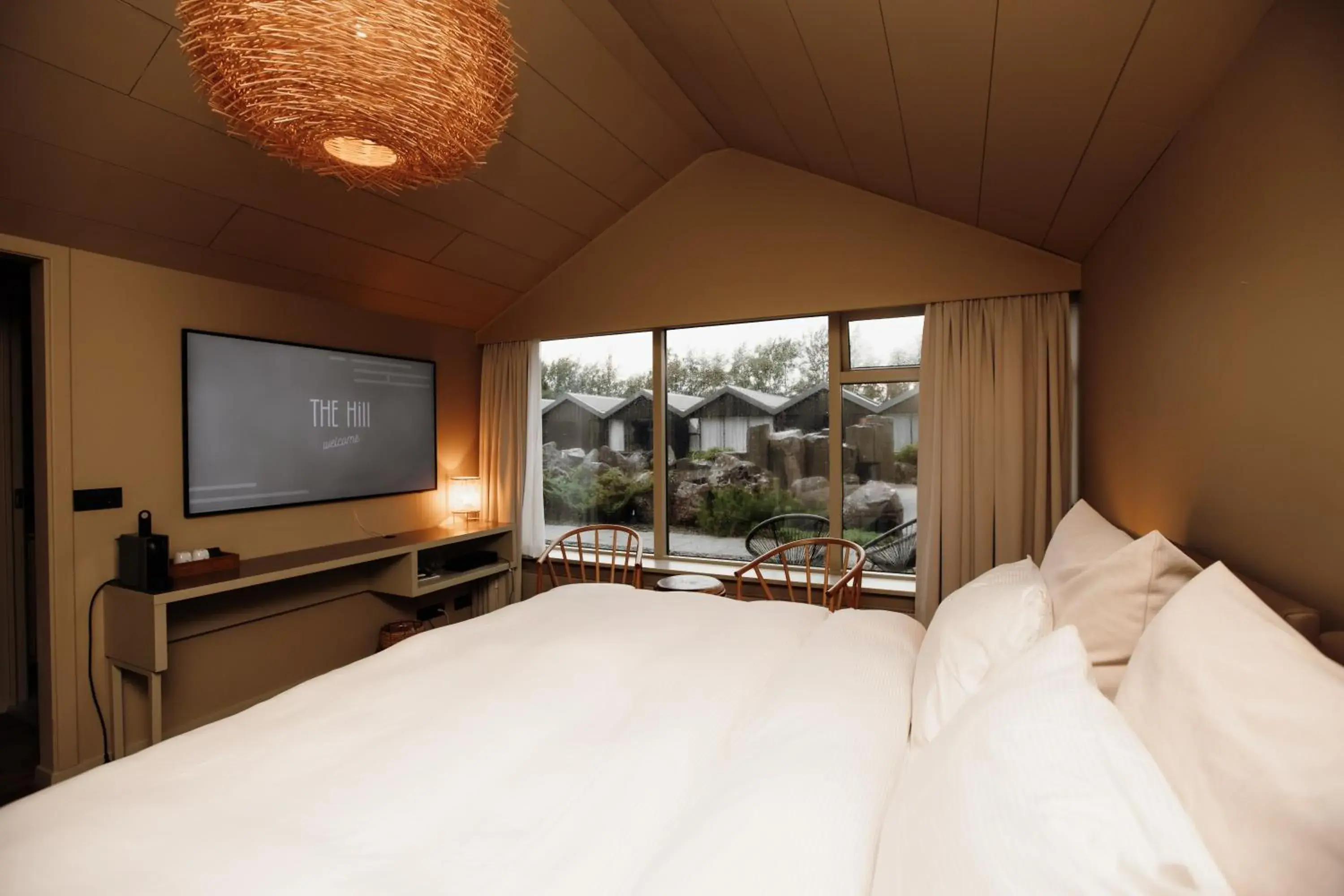 Bedroom, Bed in The Hill Hotel at Flúðir Bedroom, Bed in The Hill Hotel at Flúðir