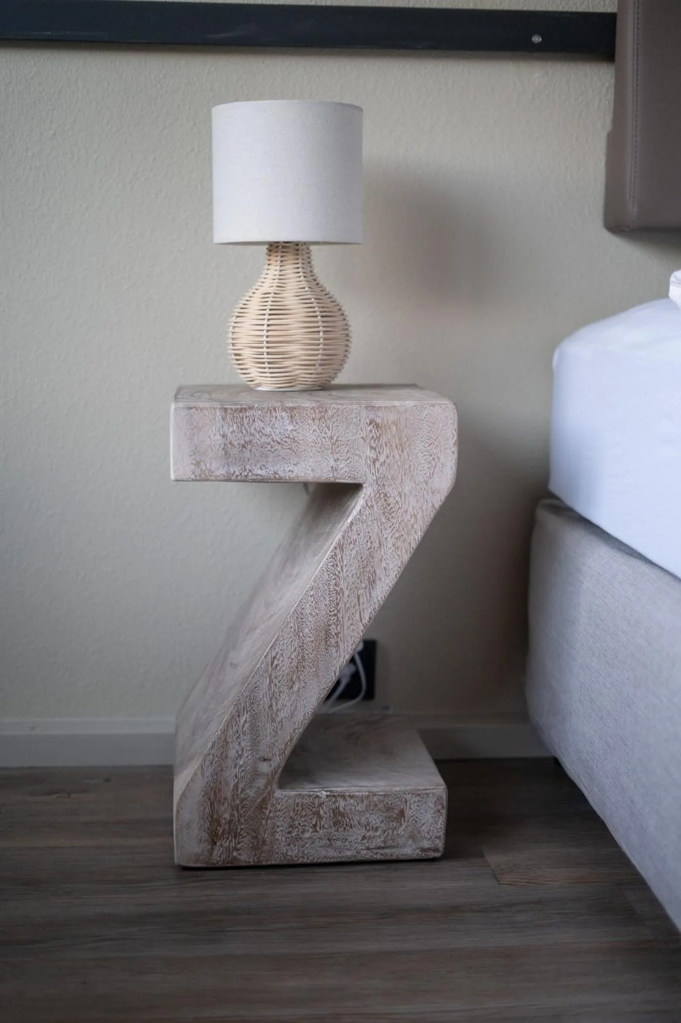 Decorative detail, Bed in The Hill Hotel at Flúðir