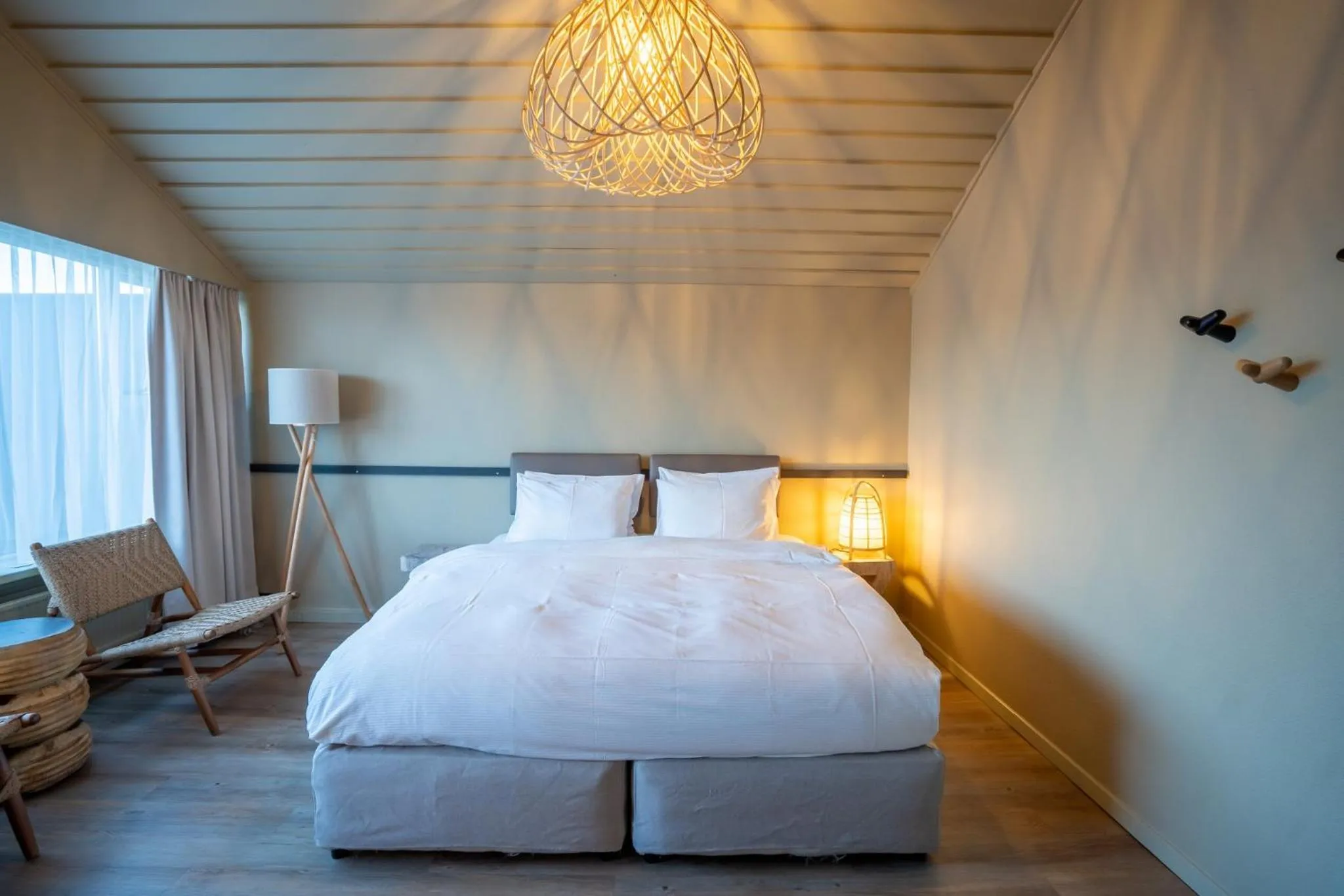 Bedroom, Bed in The Hill Hotel at Flúðir