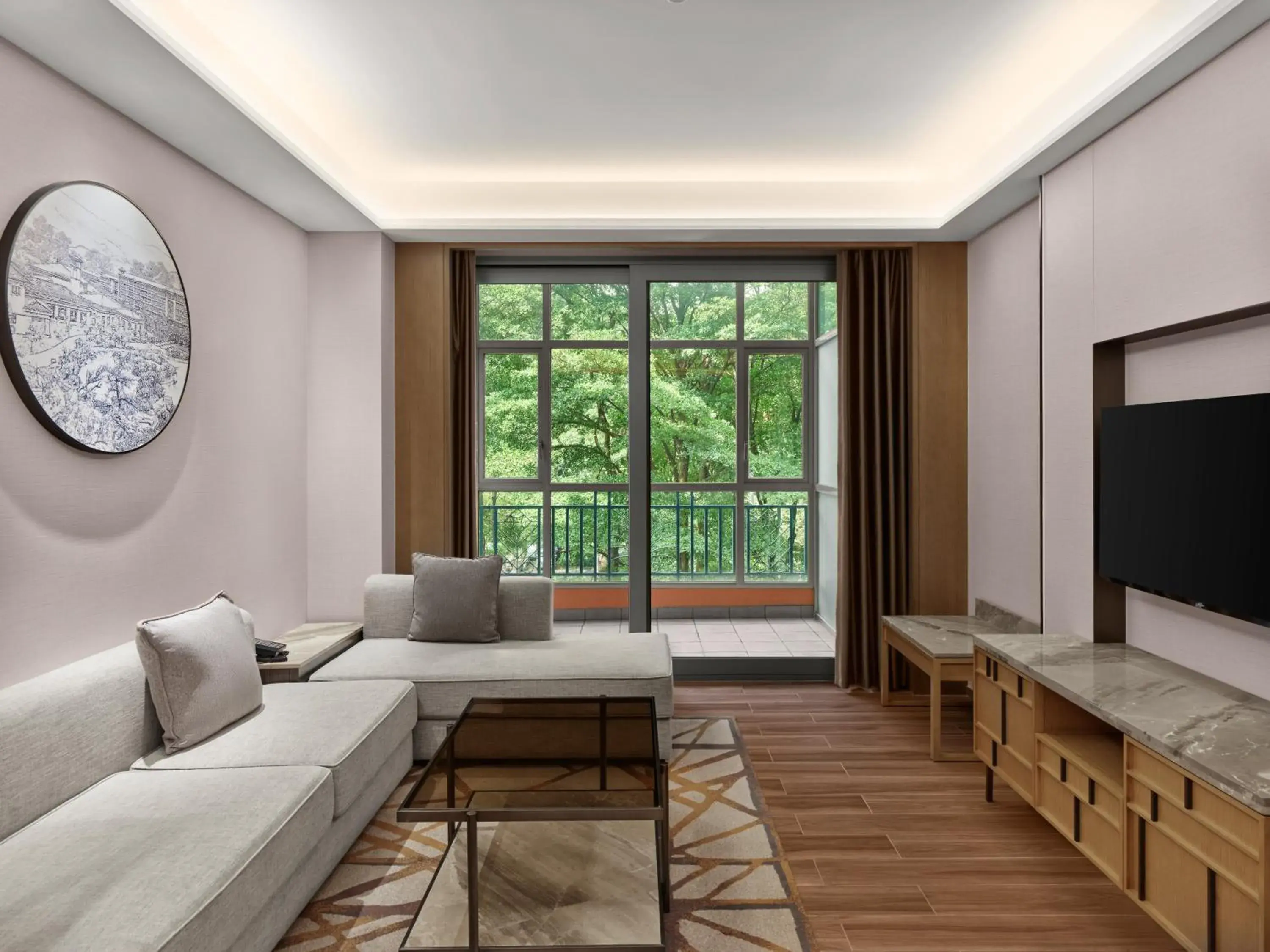 One-Bedroom Deluxe King Suite - Club Lounge Access in Dongguan Marriott Hotel One-Bedroom Deluxe King Suite - Club Lounge Access in Dongguan Marriott Hotel