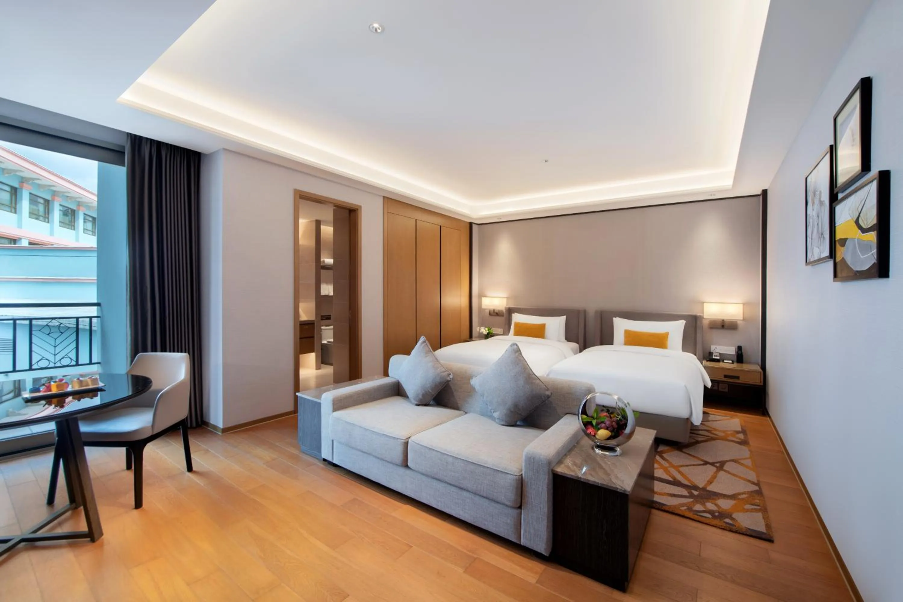 Bedroom, Bed in Dongguan Forum Hotel and Apartment - Former Pullman hotel Dongguan Forum