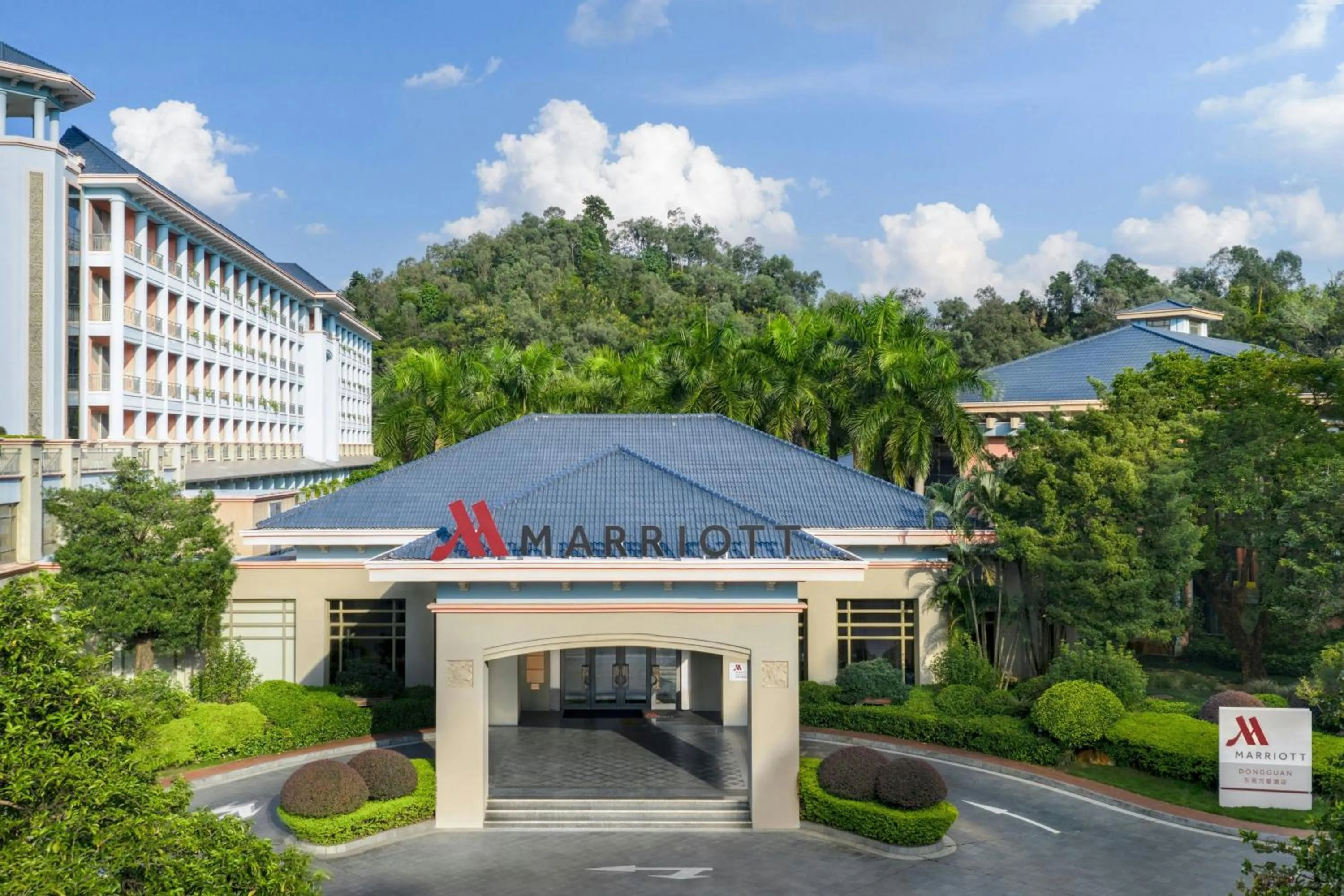 Property building in Dongguan Marriott Hotel