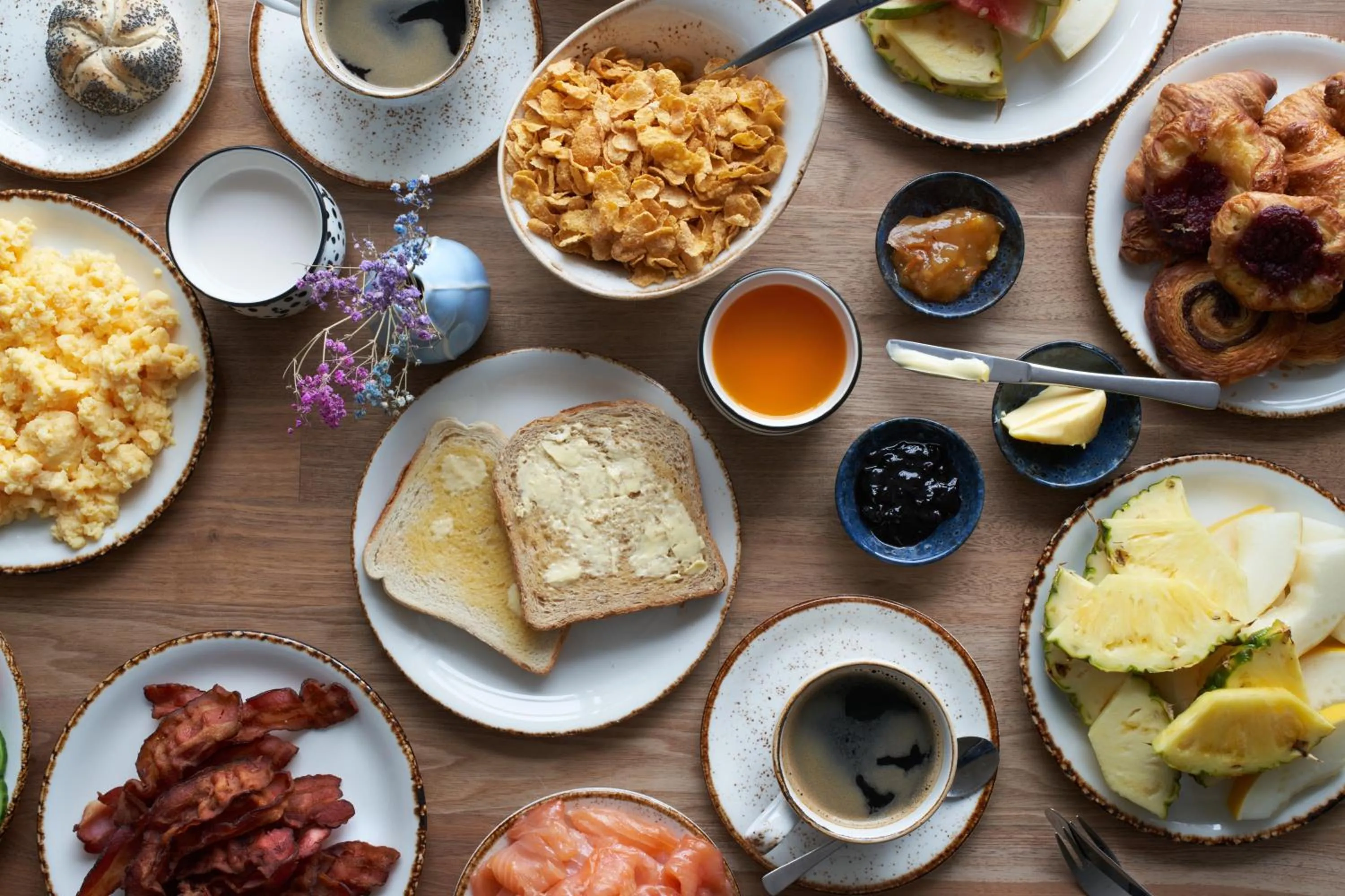 Breakfast in Hotel Klaustur