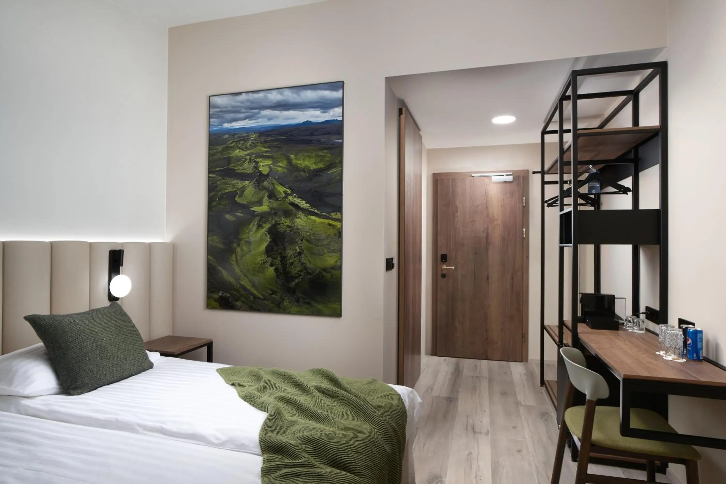 Decorative detail, Bed in Hotel Klaustur Decorative detail, Bed in Hotel Klaustur