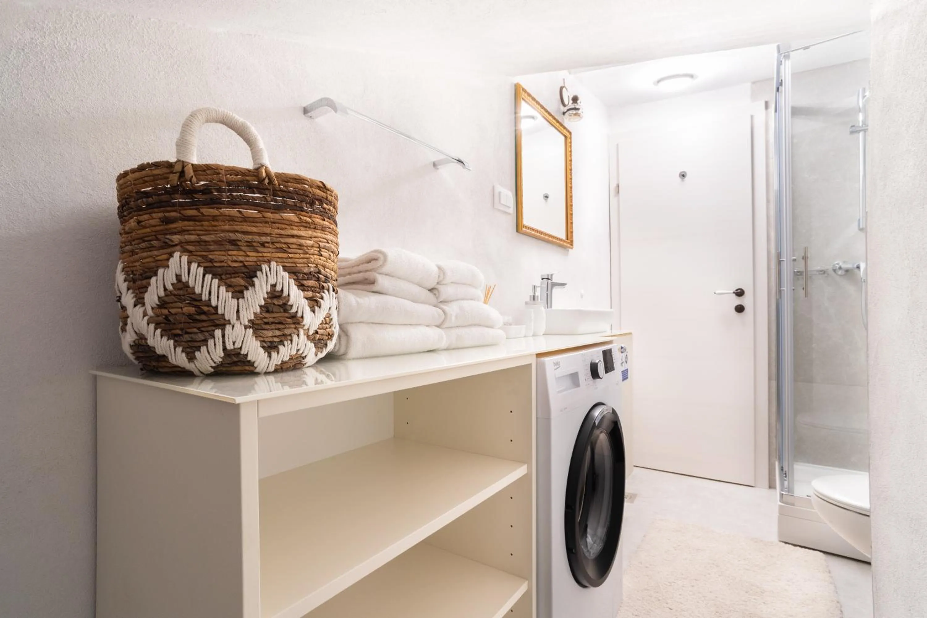 Shower in Selamare Apartment by Locap Group