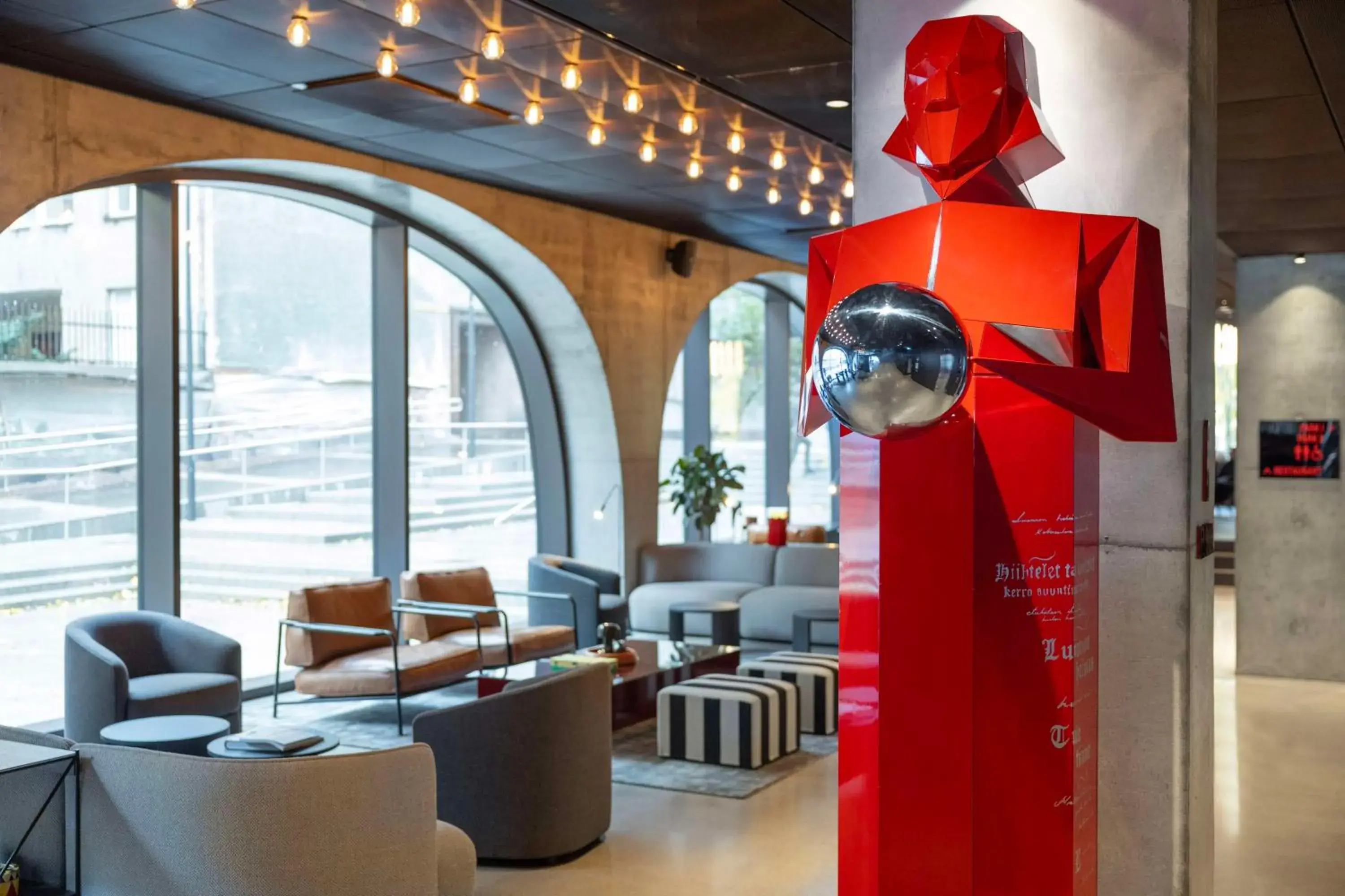 Lobby or reception in Radisson RED Helsinki Lobby or reception in Radisson RED Helsinki