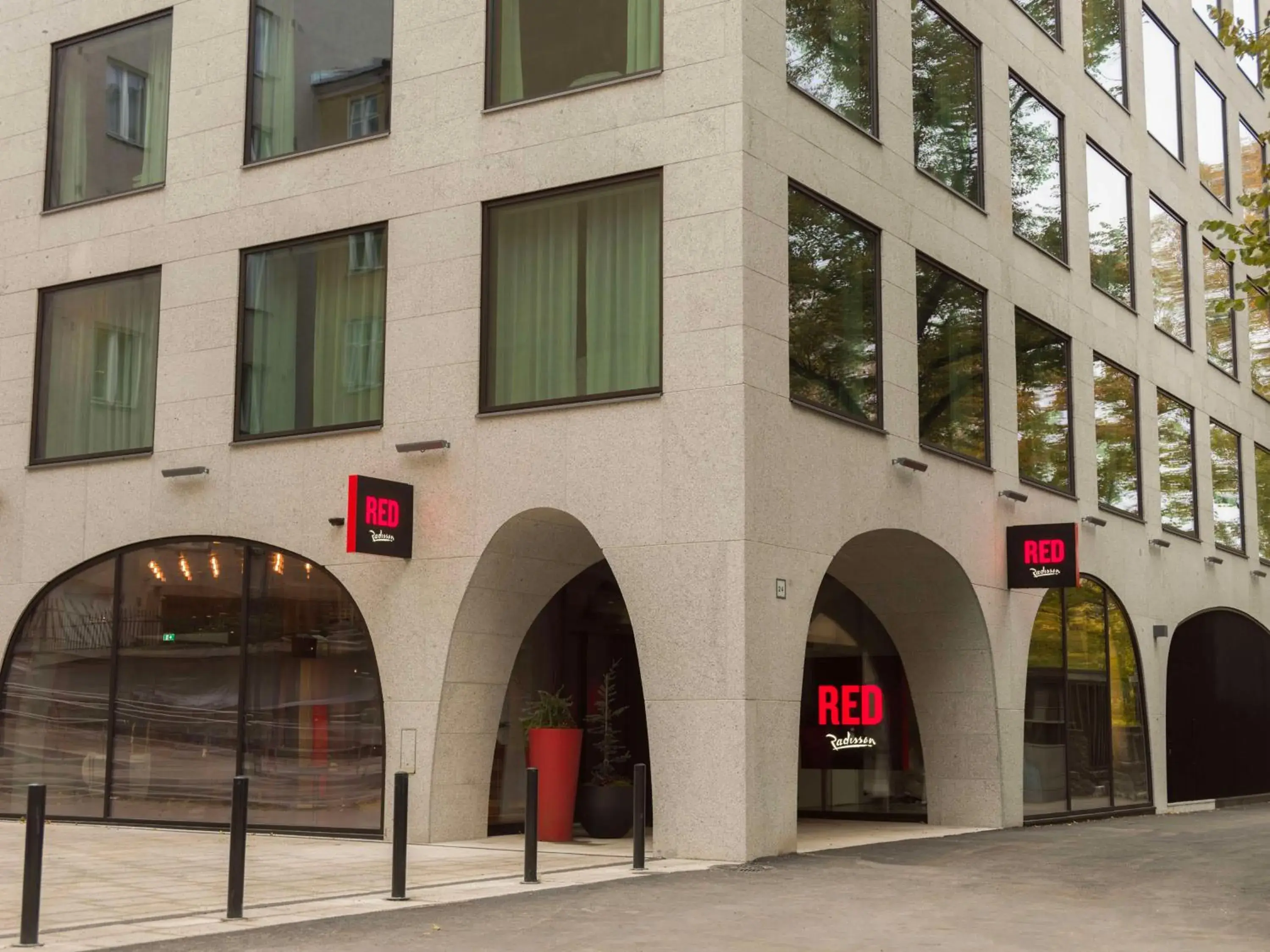 Property building in Radisson RED Helsinki Property building in Radisson RED Helsinki