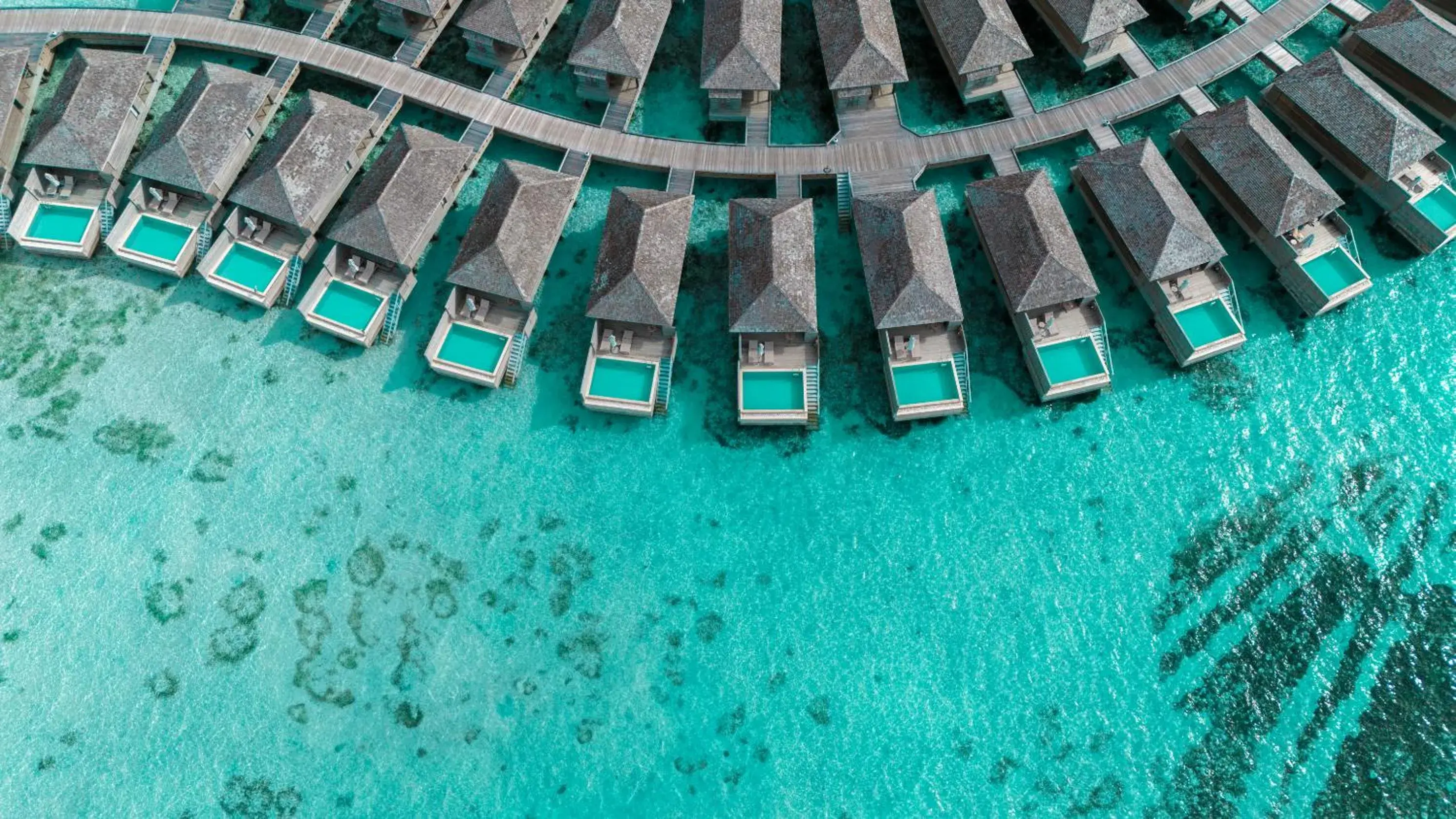 Pool view in Jawakara Islands Maldives Pool view in Jawakara Islands Maldives