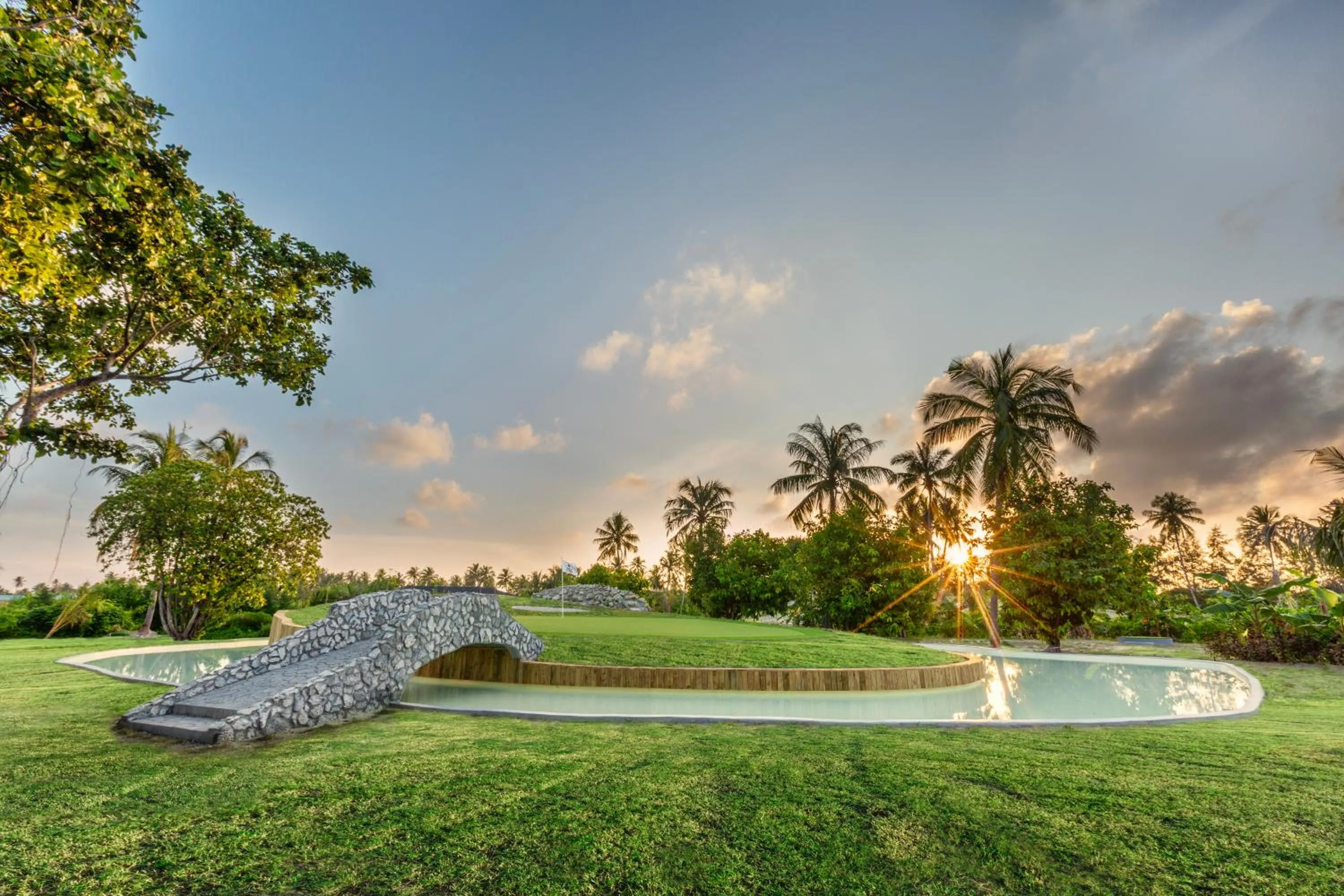 Children play ground in Jawakara Islands Maldives