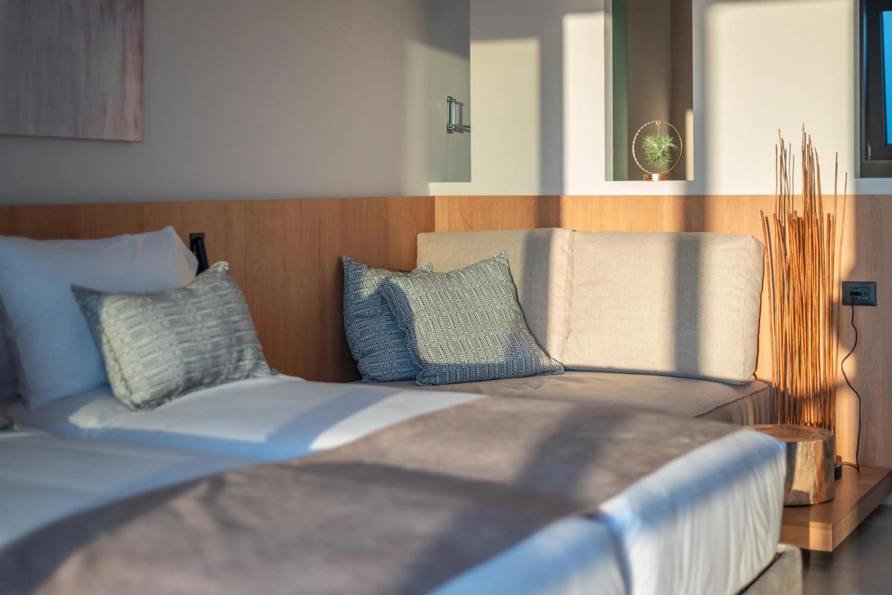 Bed in Paralos Kyma Dunes Adults Only