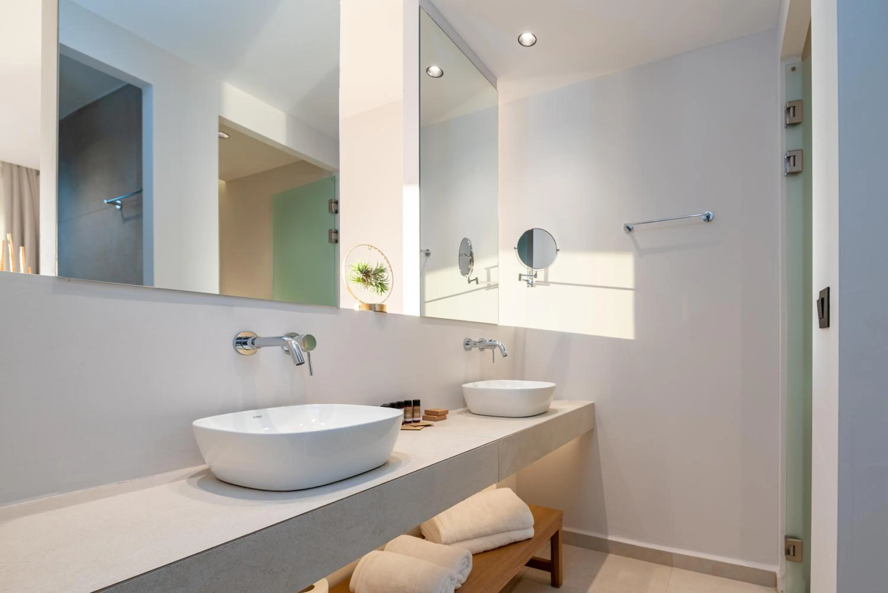 Bathroom in Paralos Kyma Dunes Adults Only