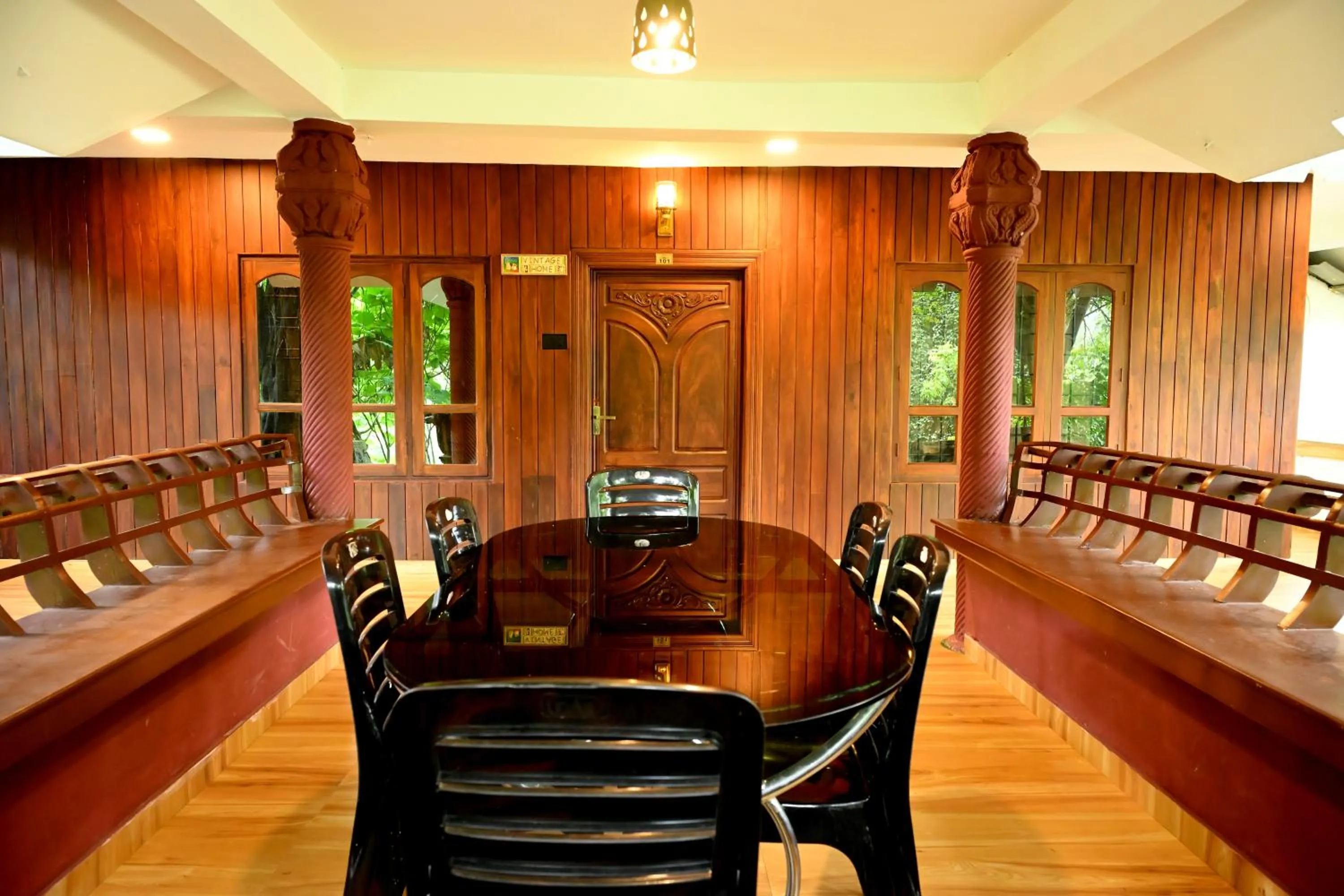 Dining area in Spring Muunnar, Munnar