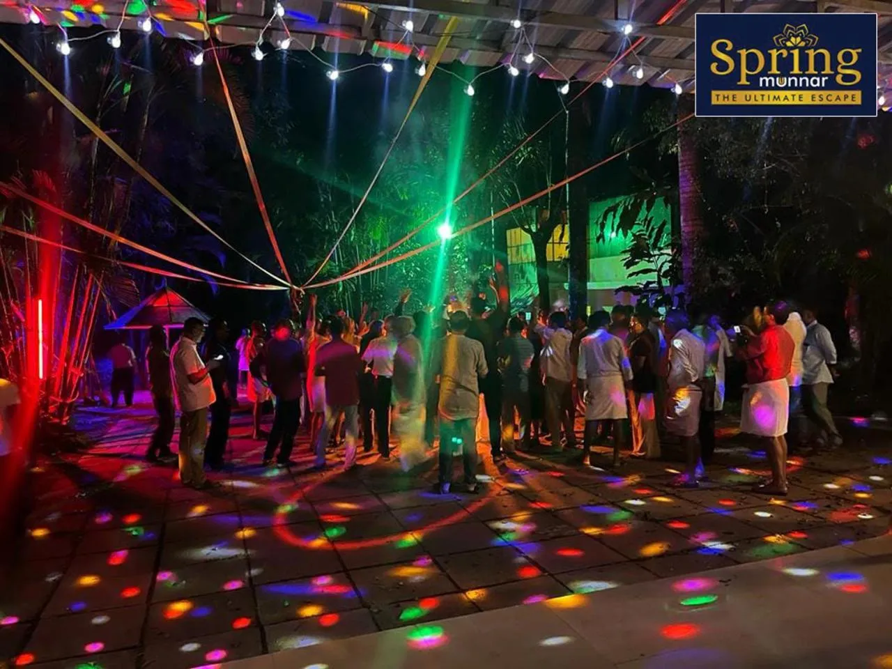 People in Spring Muunnar, Munnar