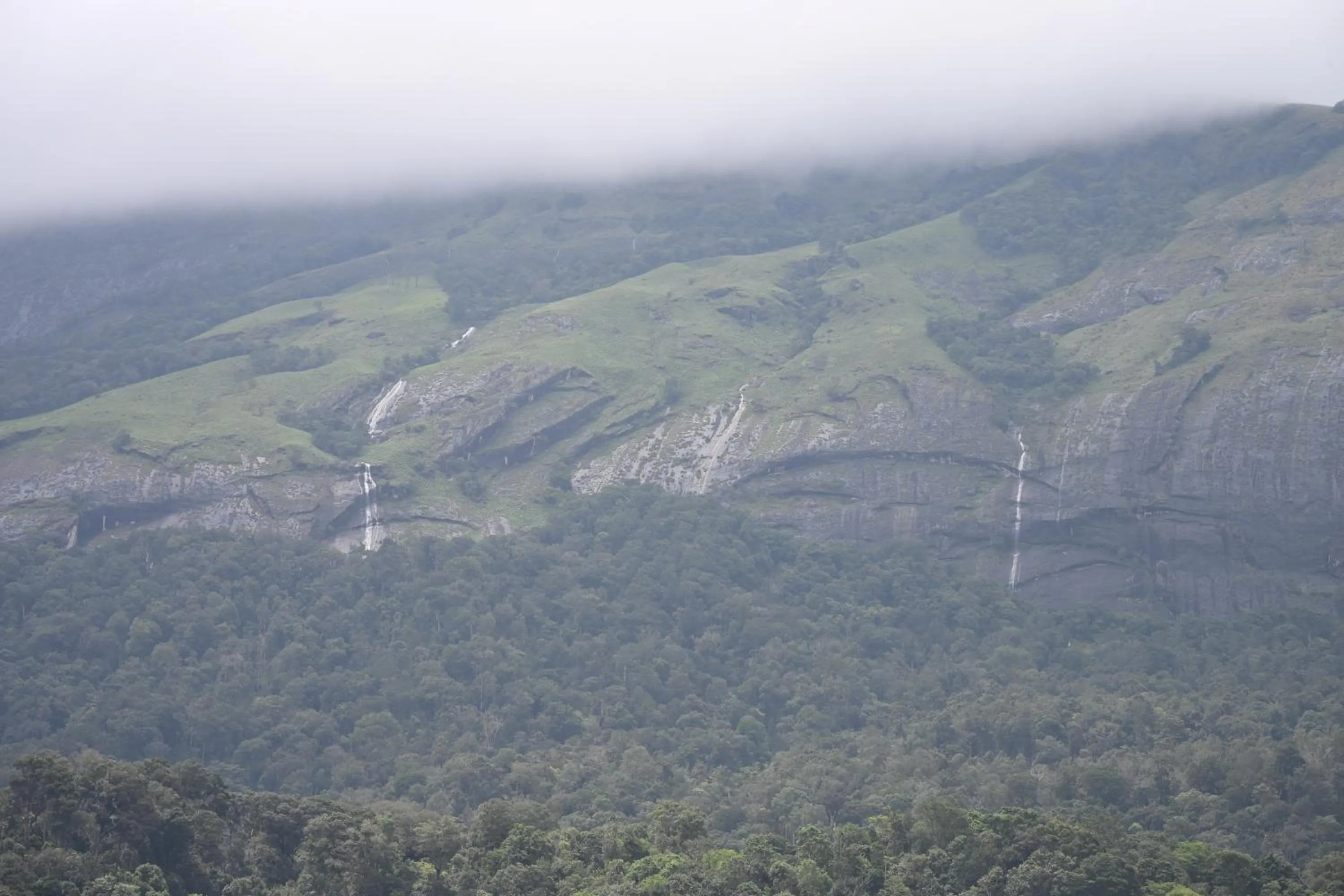Natural landscape in Spring Muunnar, Munnar
