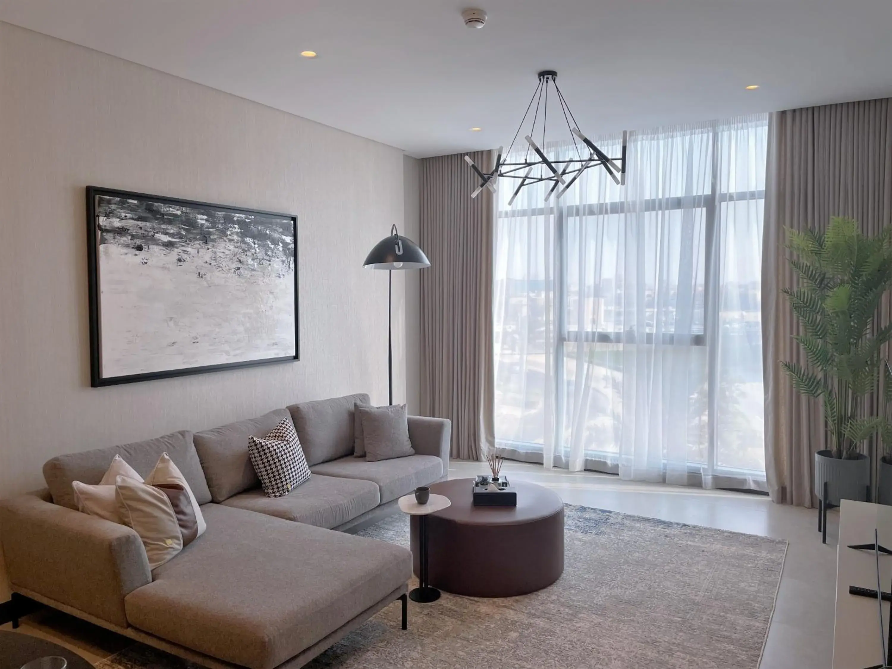 Living room in Charthouse Bahrain Living room in Charthouse Bahrain