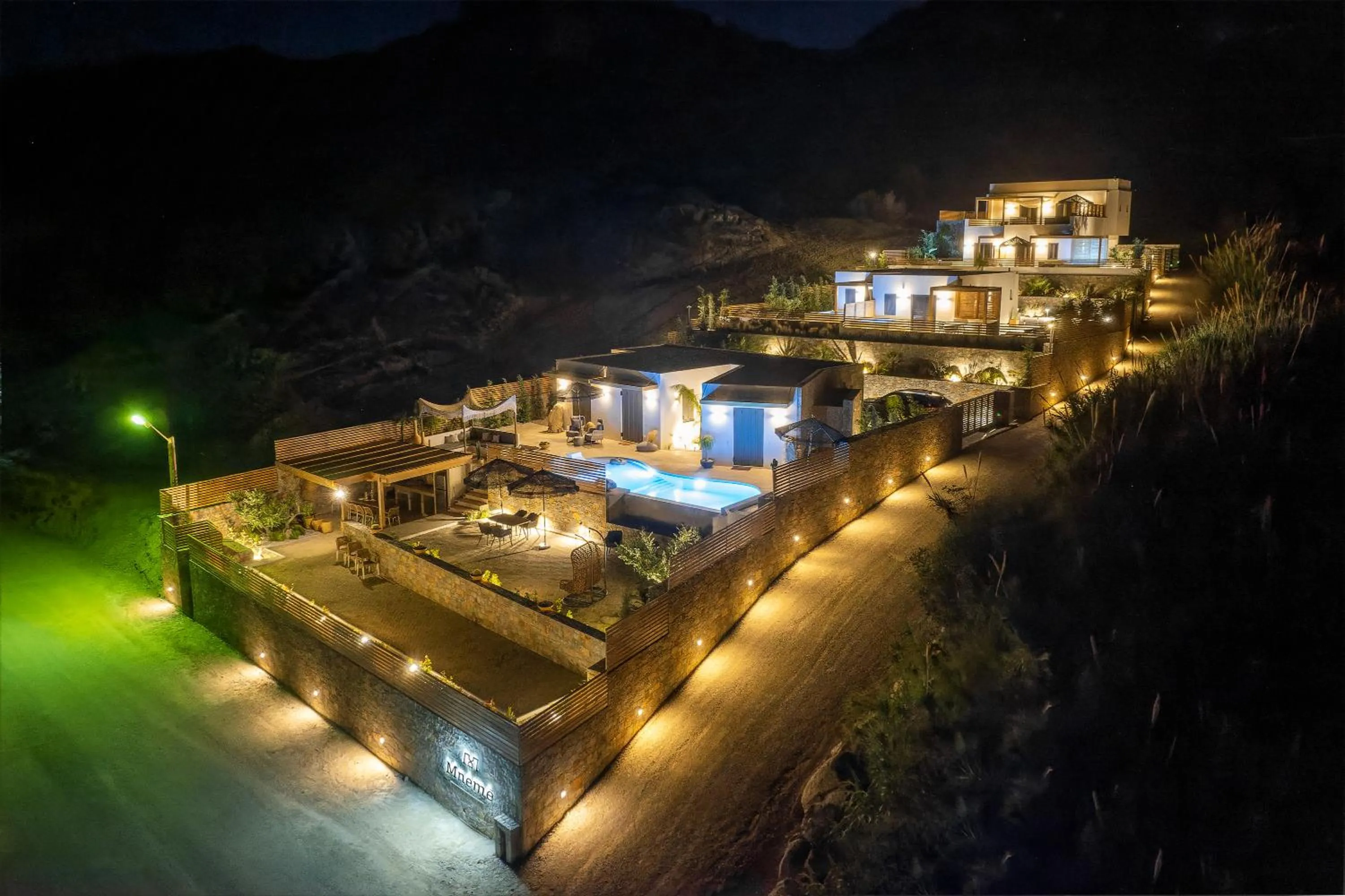 Property building in Mnḗmē Suites & Villas