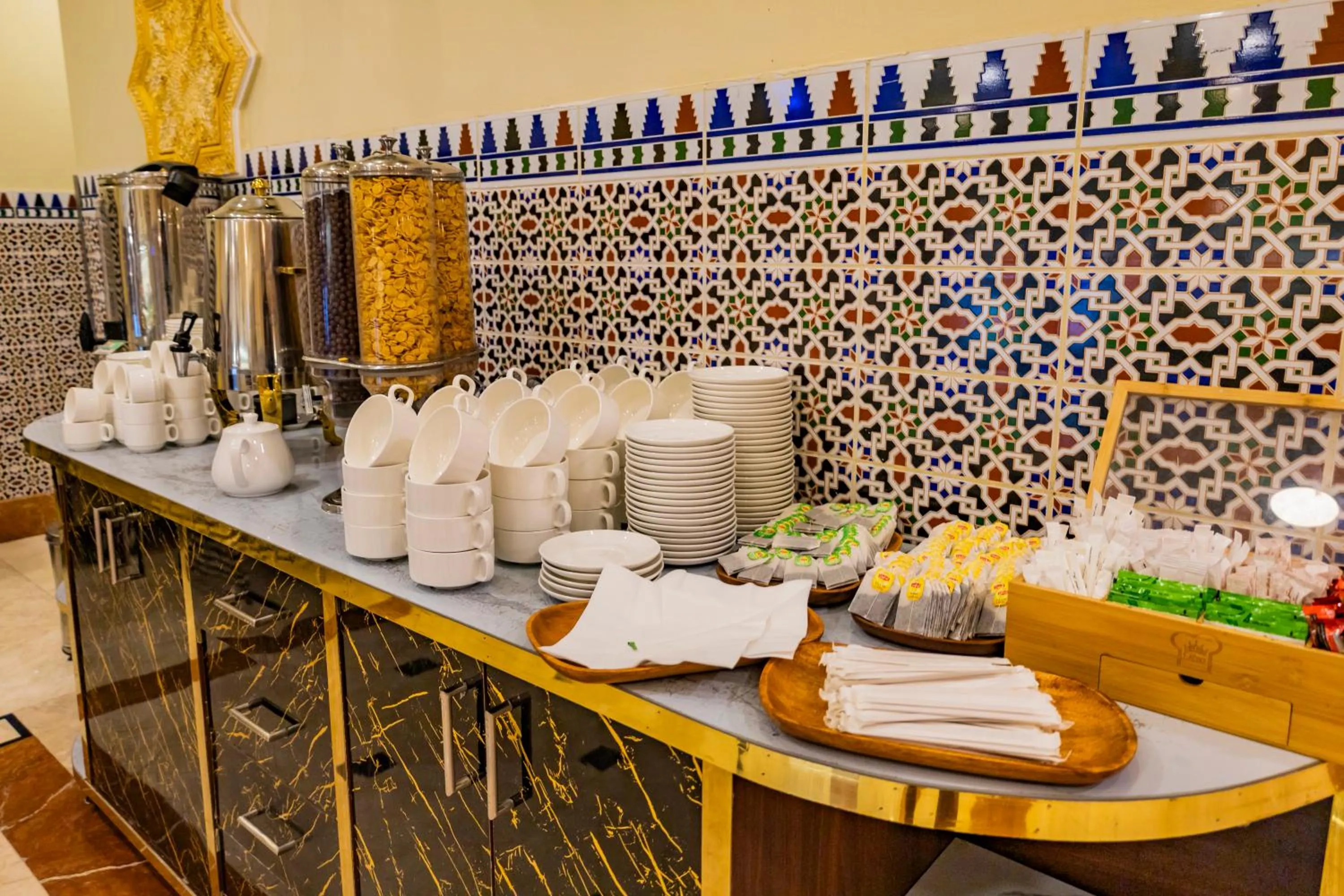 Breakfast in Waqf Othman Bin Affan Hotel