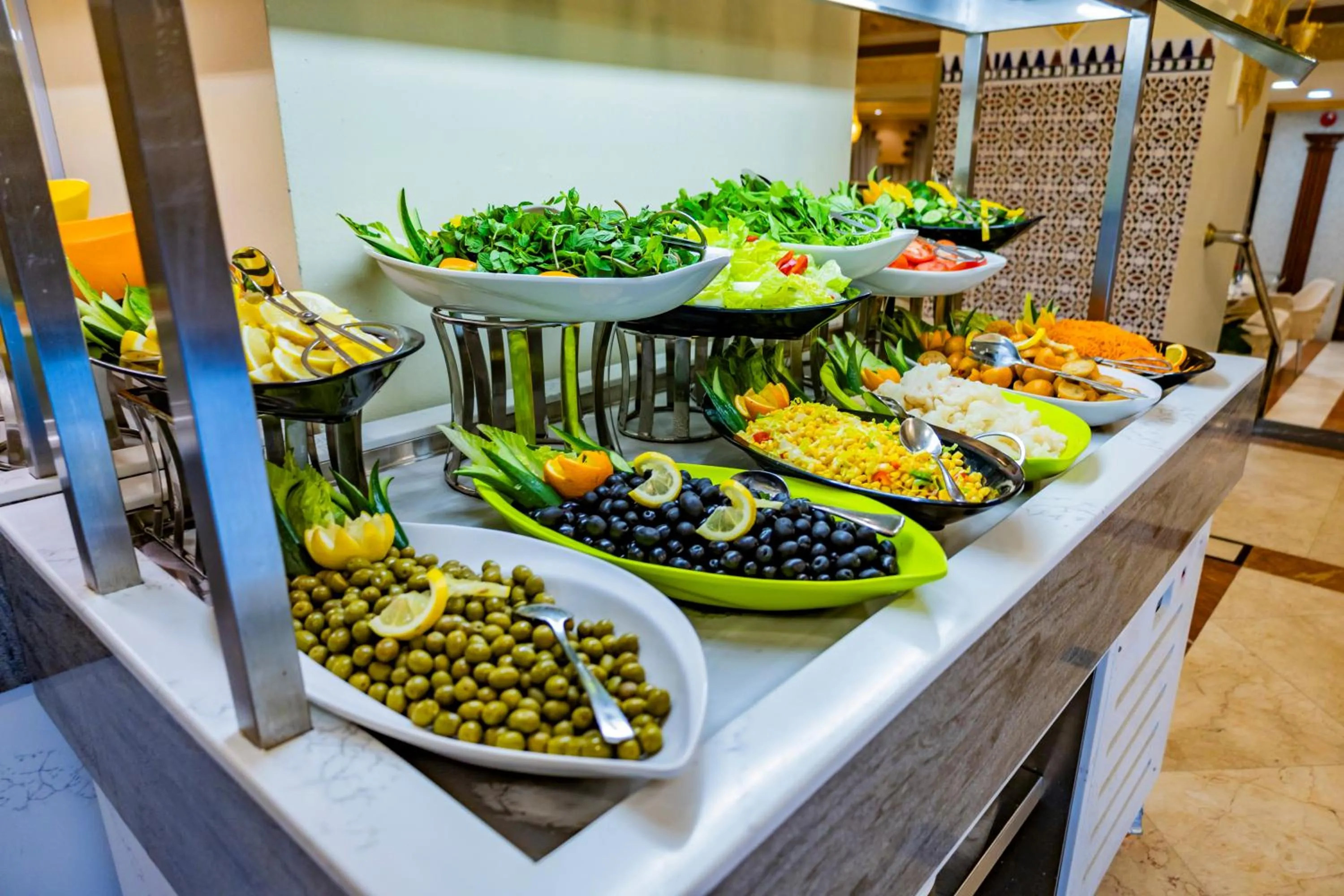 Breakfast in Waqf Othman Bin Affan Hotel