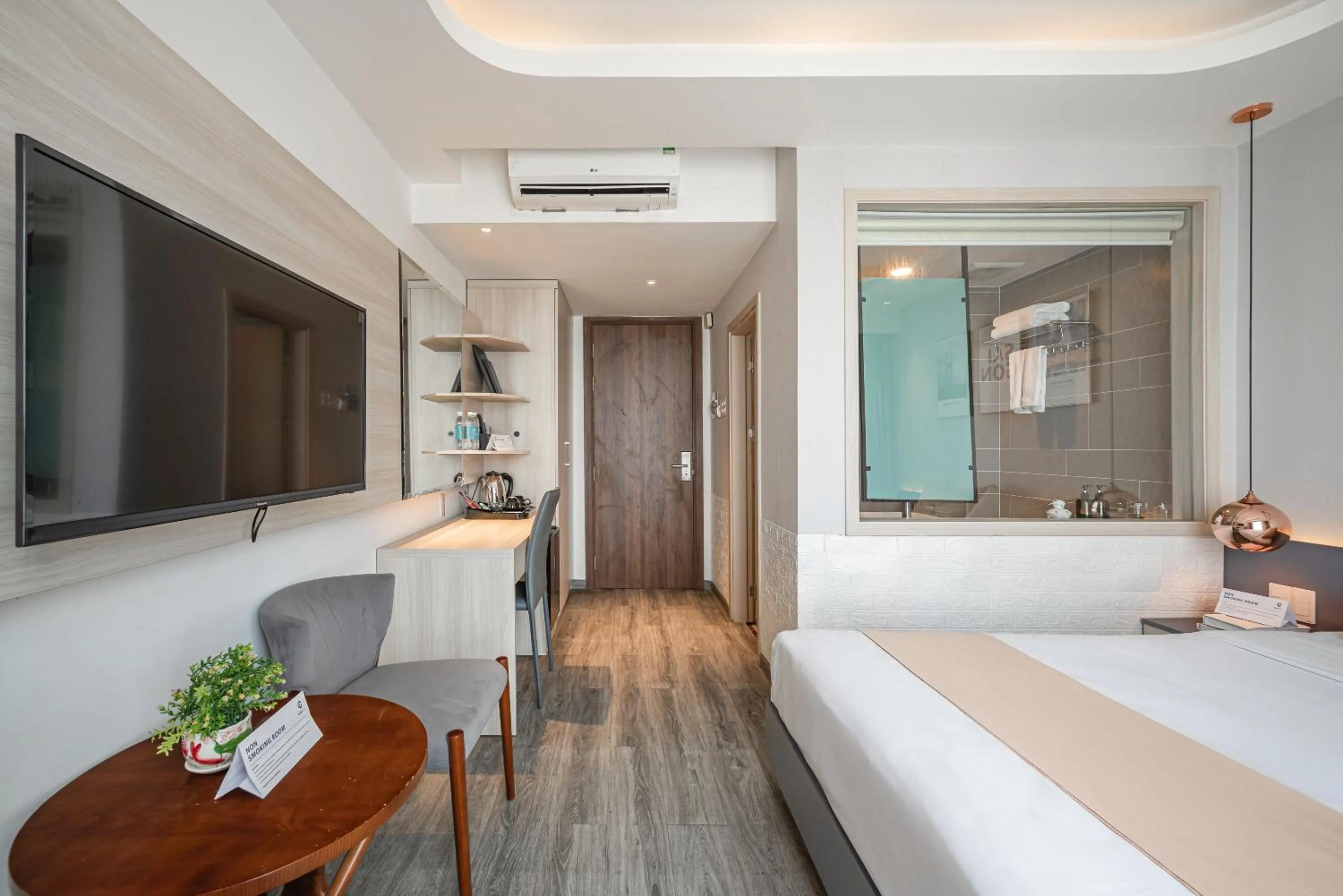 TV and multimedia, Bed in Cozrum Homes - Sonata Residence