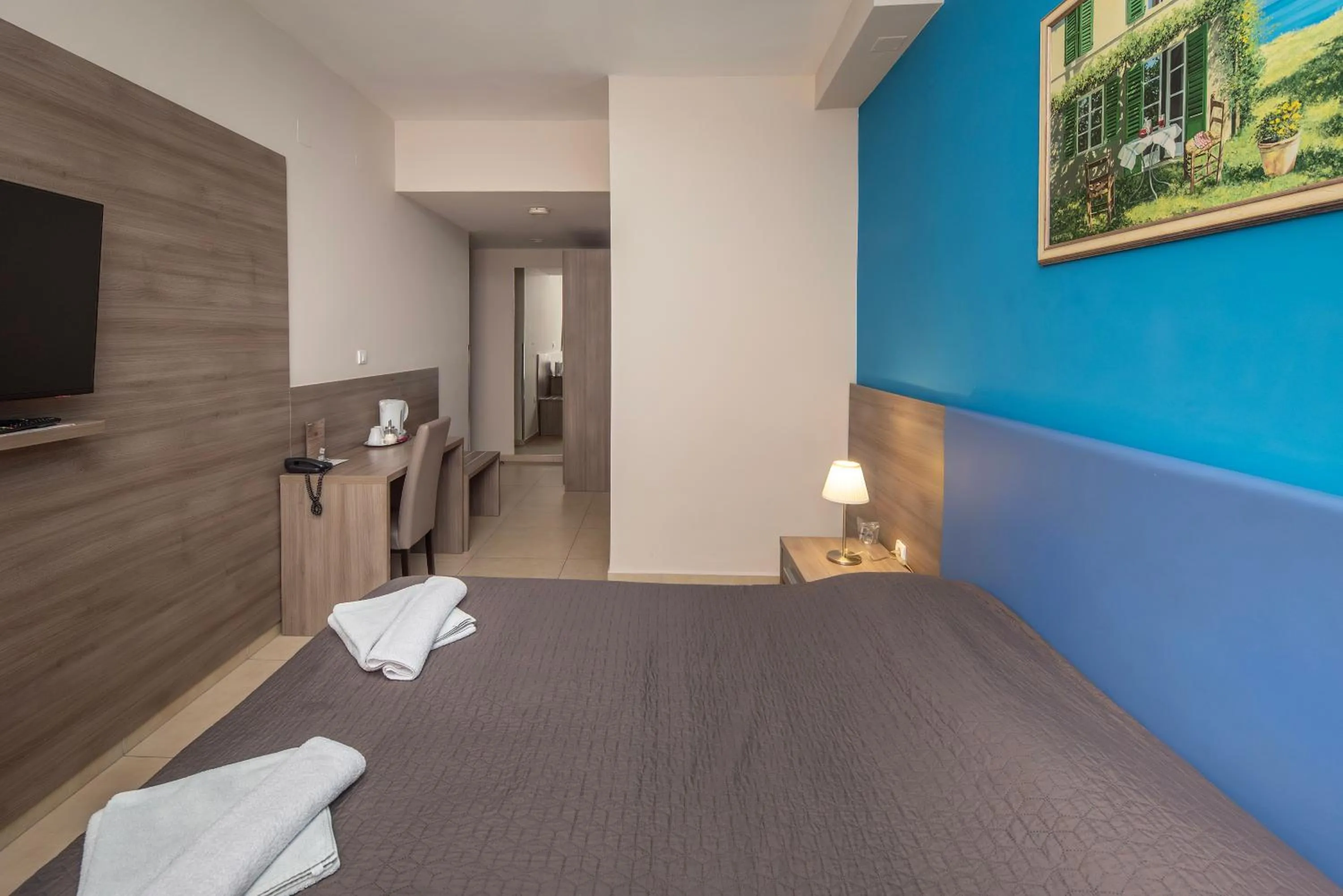 Bed in Garni Hotel Zenit