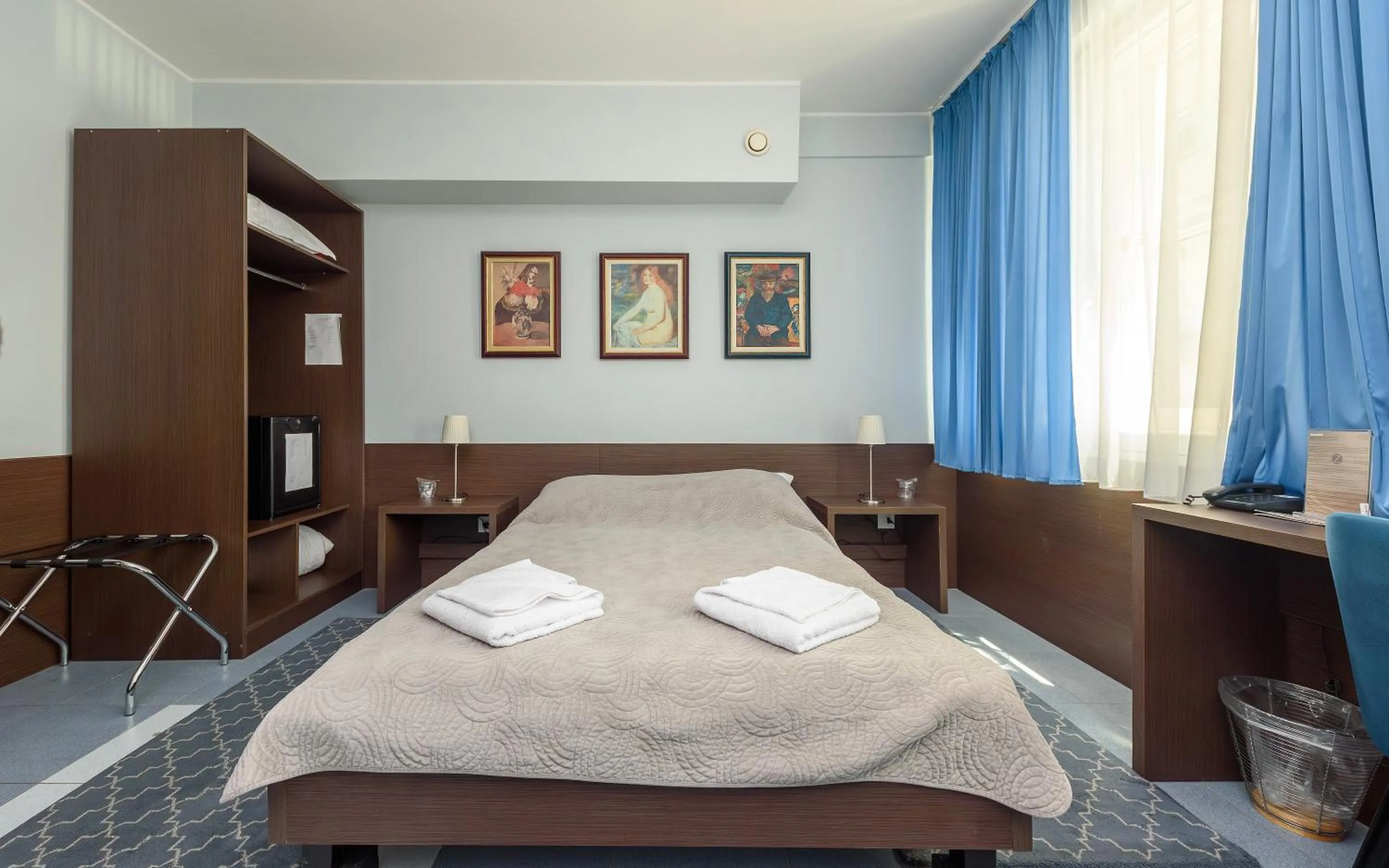 Bed in Garni Hotel Zenit
