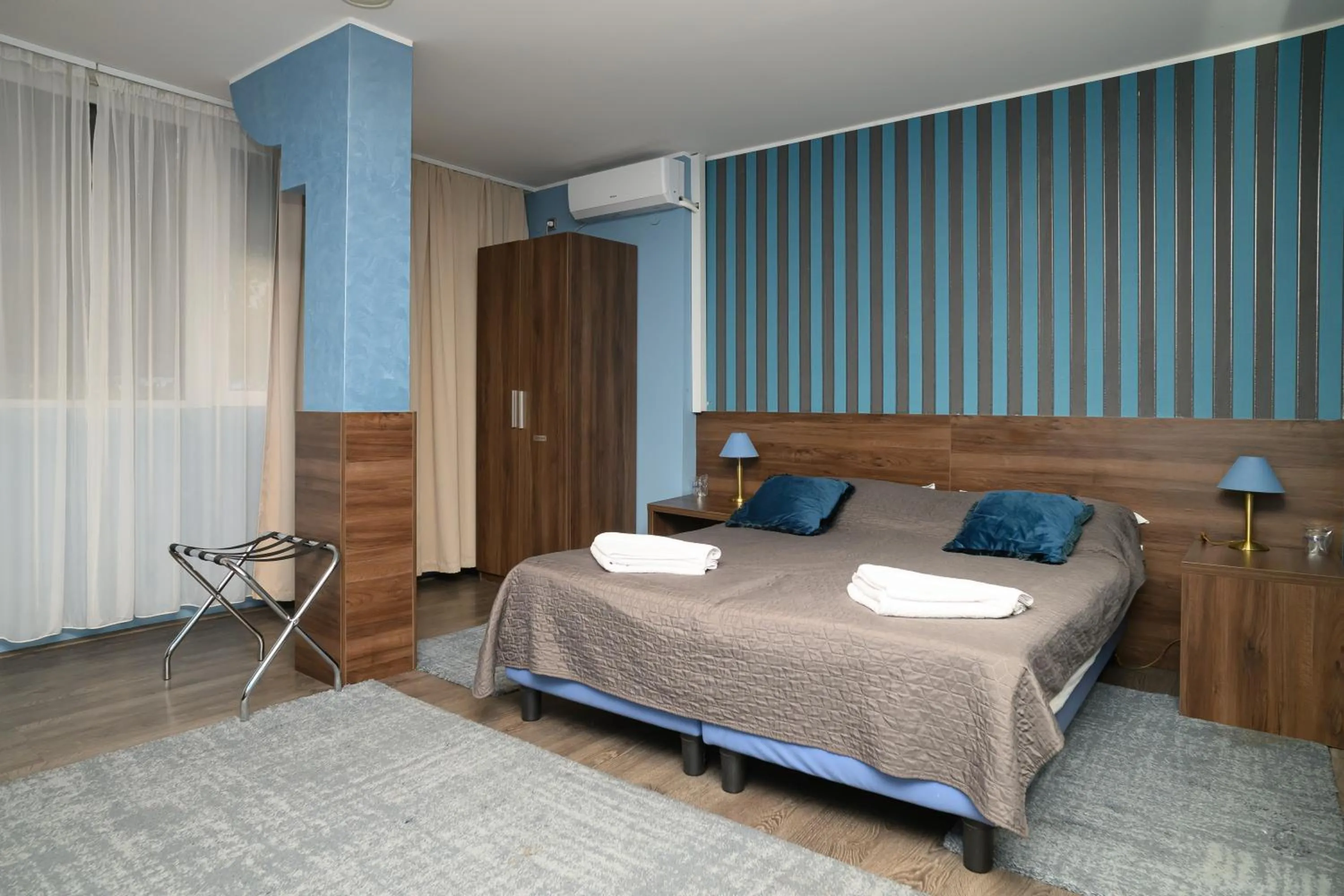 Bed in Garni Hotel Zenit